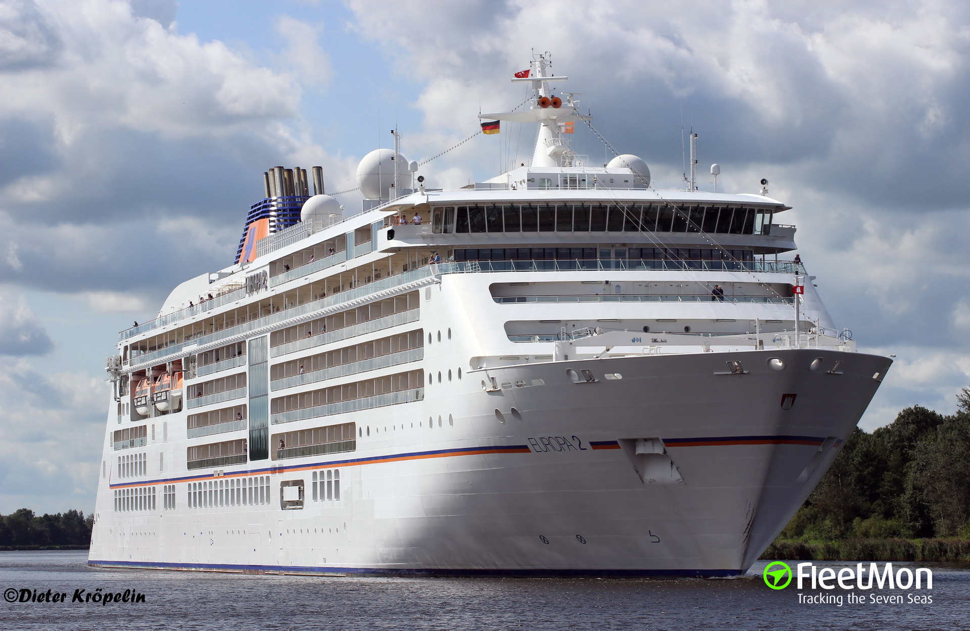 Vessel EUROPA 2 (Cruise Liner) IMO 9616230, MMSI 229378000