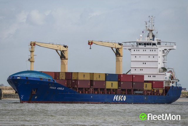 Vessel FESCO ASKOLD (Container ship) IMO 9324942, MMSI 636022498