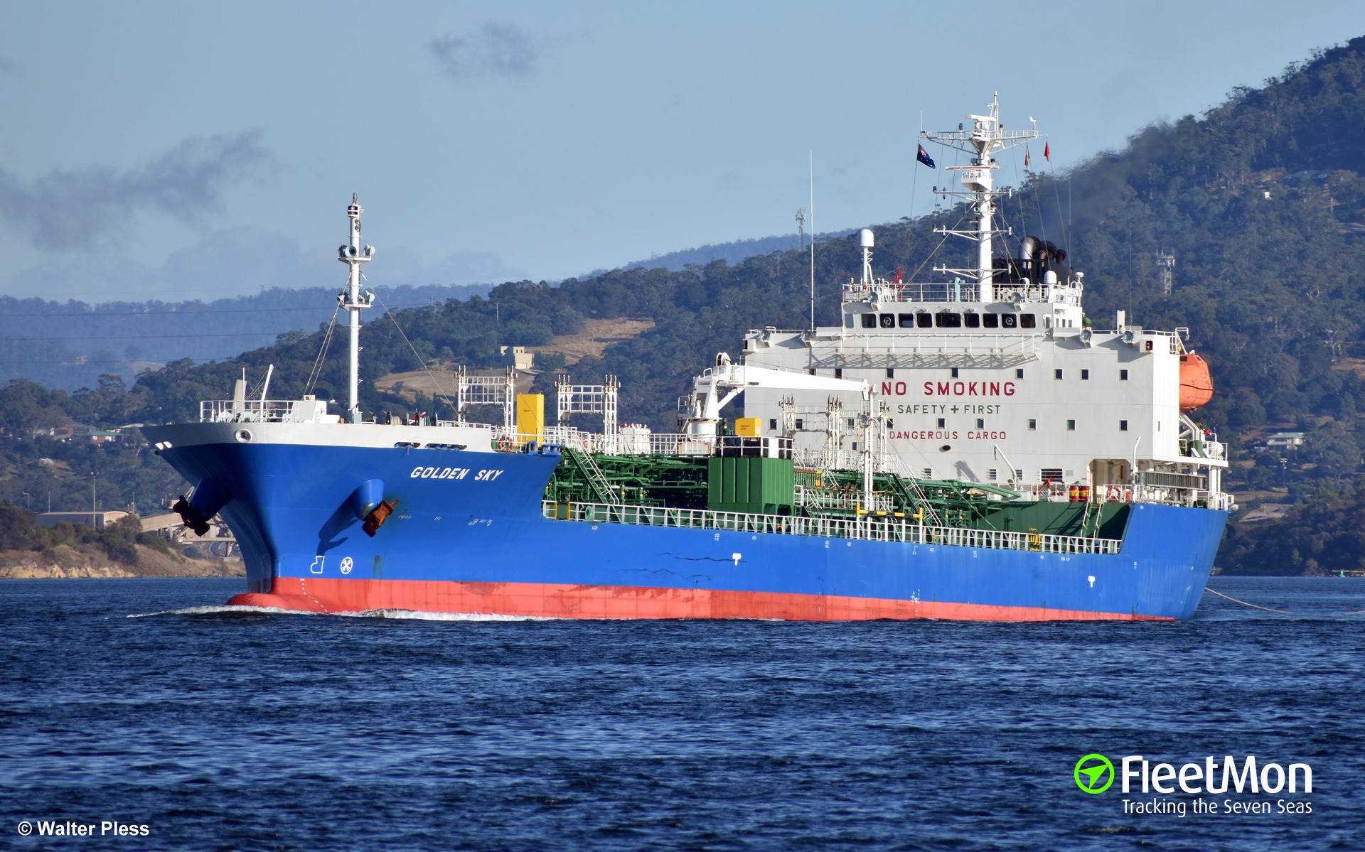 Vessel GOLDEN SKY (Chemical Tanker) IMO 9792151, MMSI 636018231