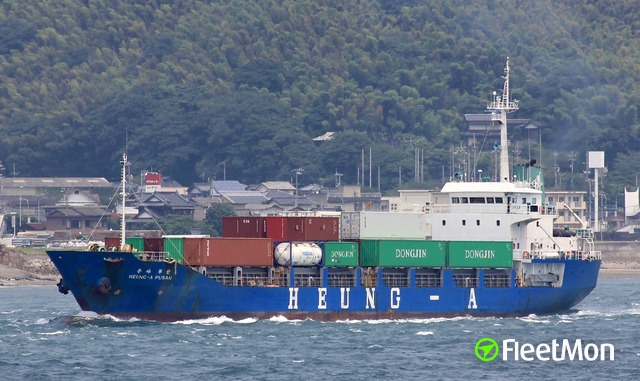 Vessel Heung A Pusan Container Ship Imo Mmsi