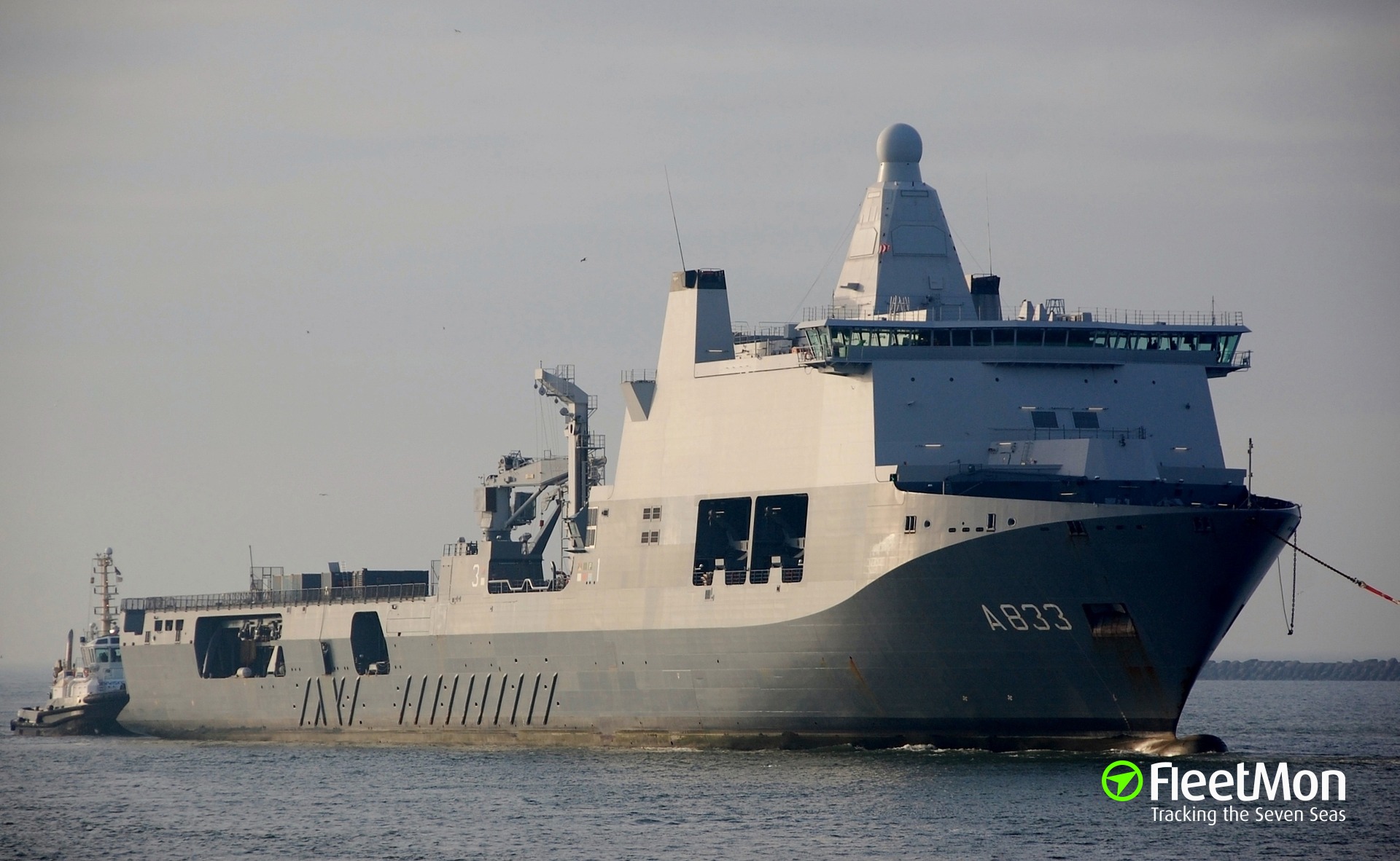 Photo of HNLMS KAREL DOORMAN A833 (MMSI: 244173000, Callsign: PADA ...