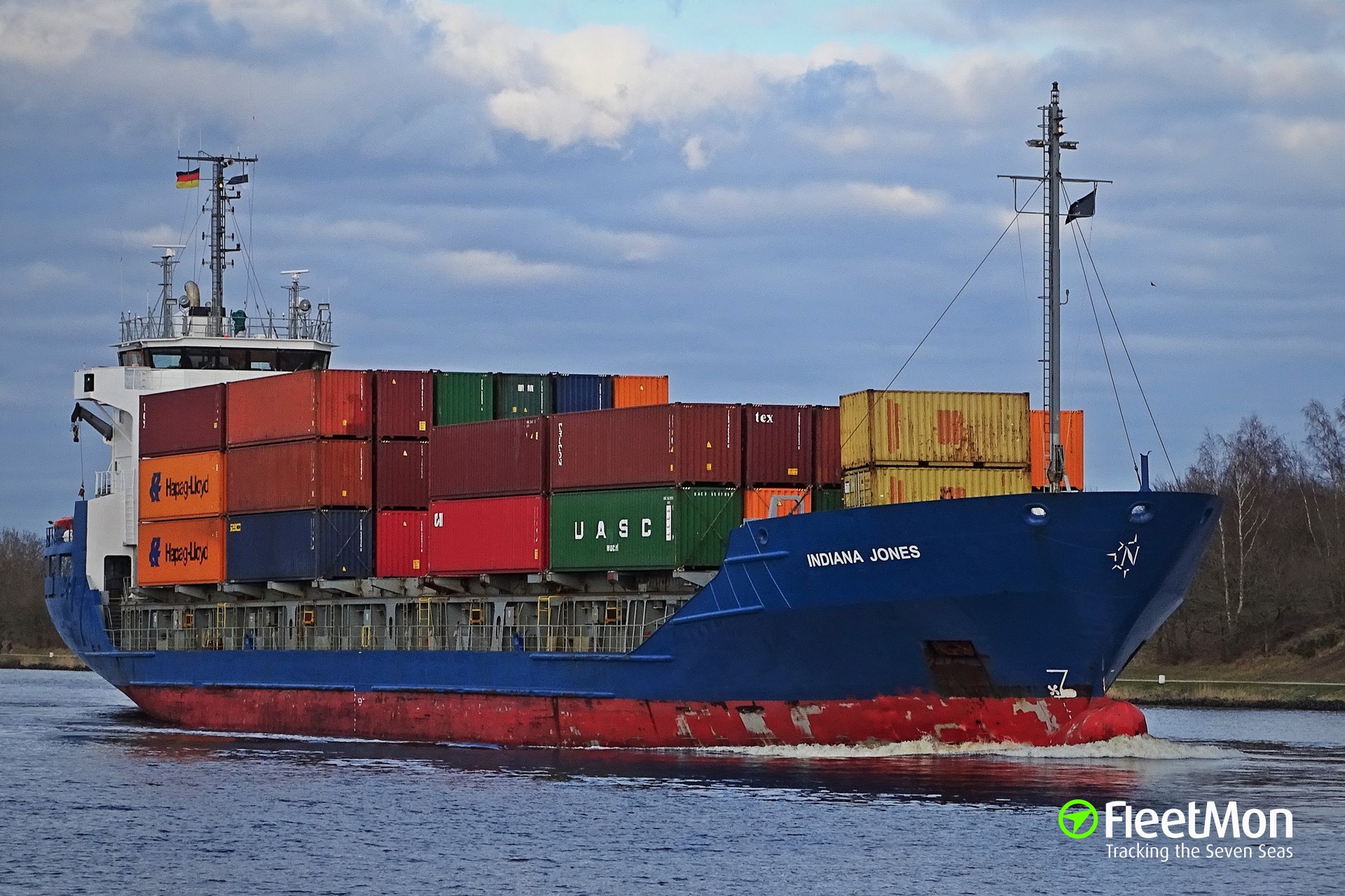 General cargo vessel Ernst Hagedorn lost deck cargo