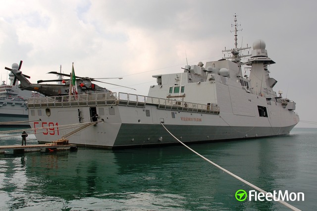 Vessel ITS VIRGINIO FASAN (F591) (Frigate) IMO —, MMSI 247000000