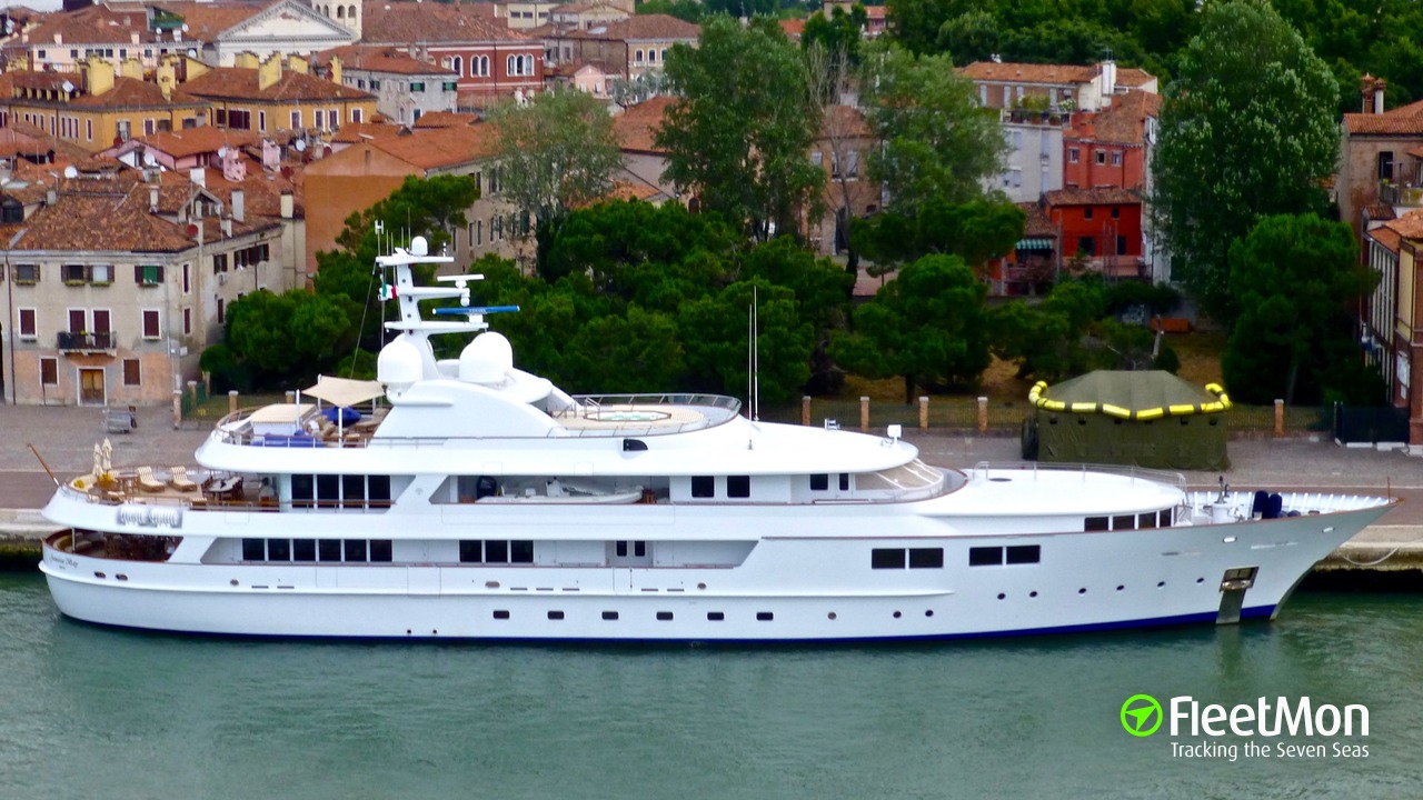 Jamaica bay superyacht undergoing trials exclusive sea classically lined styling exterior both interior amels yacht