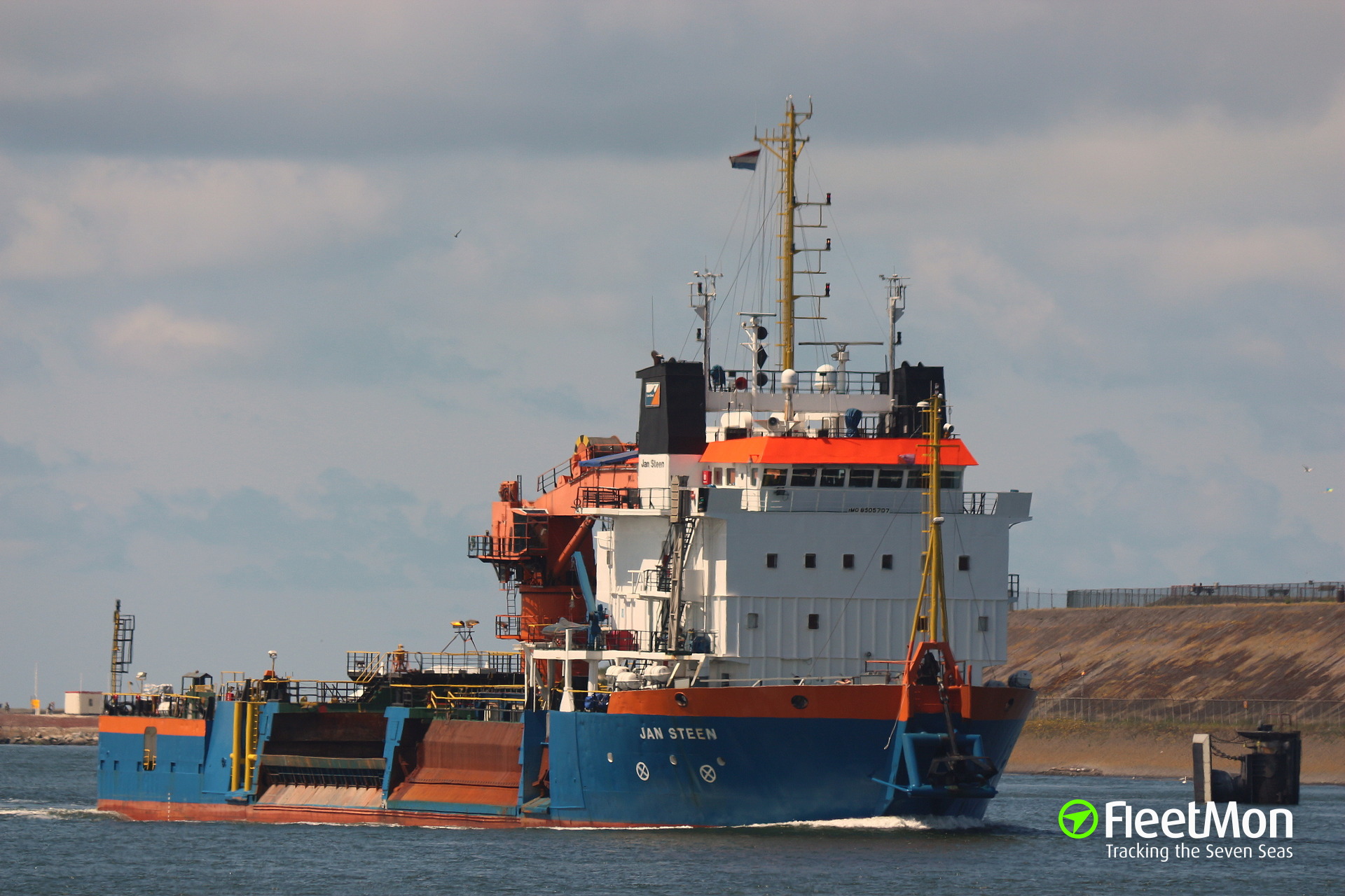 Vessel JAN STEEN (Supply vessel) IMO 8505707, MMSI 245421000