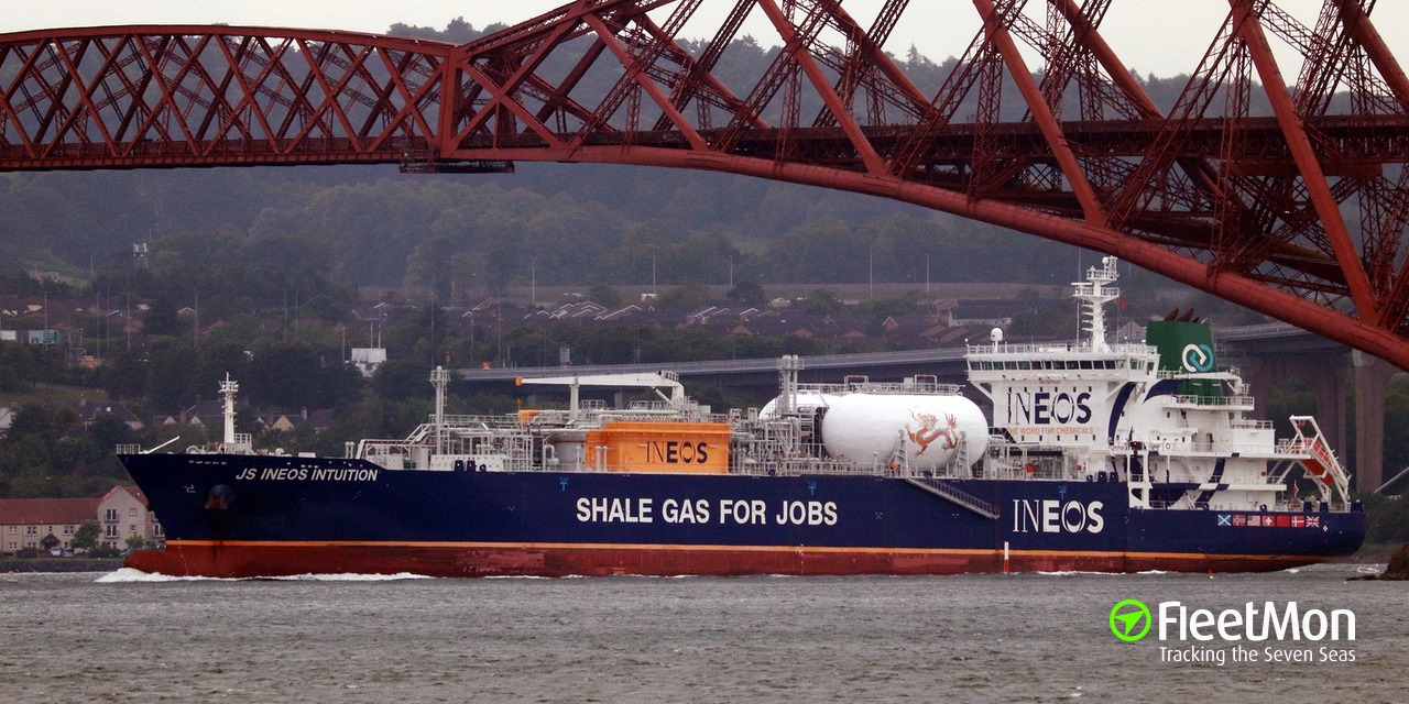 Vessel JS INEOS INTUITION (Tanker) IMO 9771523, MMSI 249557000