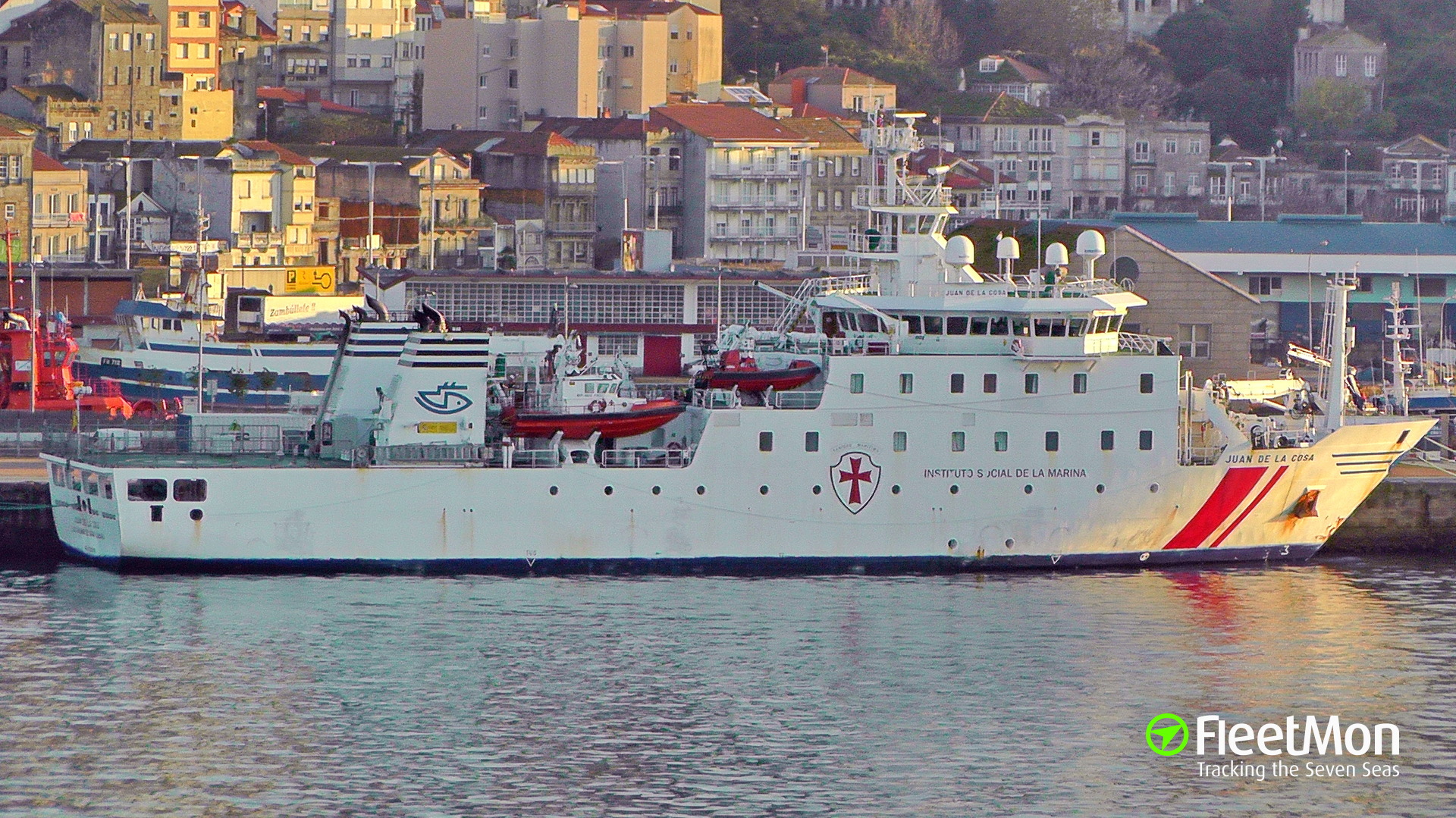 Vessel JUAN DE LA COSA (Hospital ship) IMO 9328156, MMSI 224612000