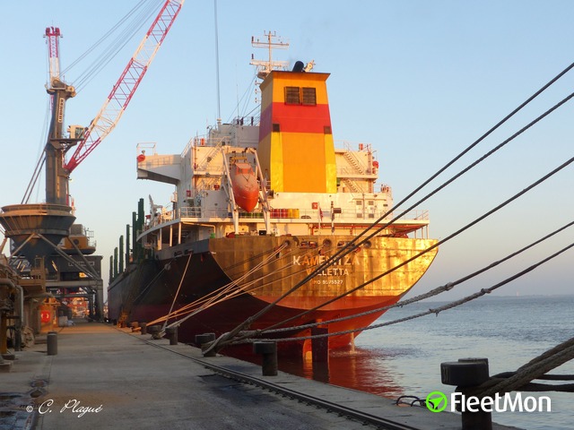 Vessel KAMENITZA (Bulk carrier) IMO 9575527, MMSI 249132000