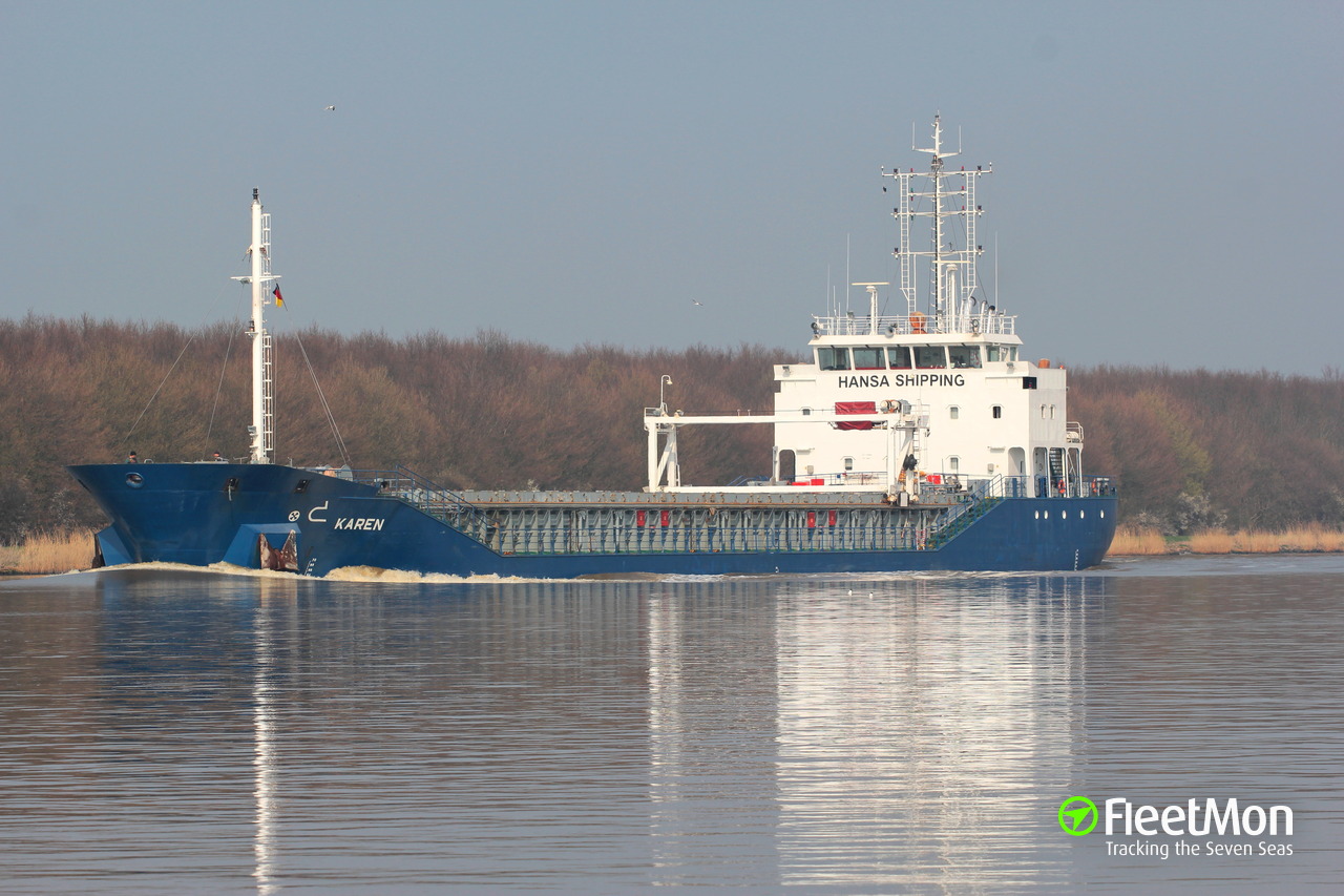 Hansa shipping. Судно Карен. Судно Karen.