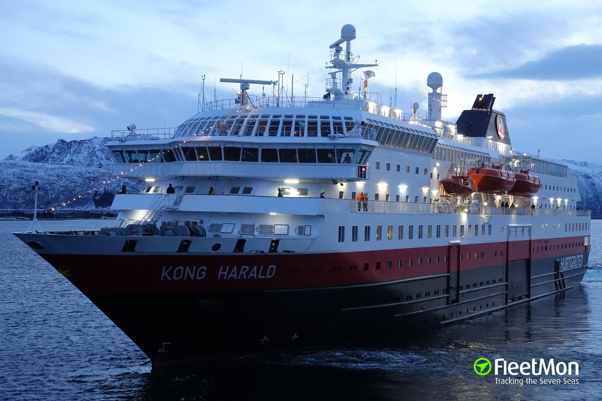 Photo of KONG HARALD (IMO: 9039119, MMSI: 257200000 ...