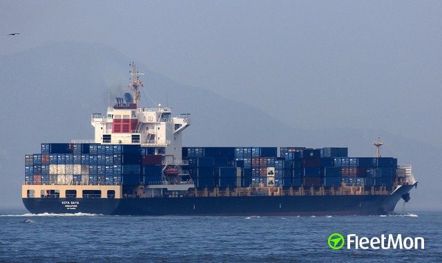 Vessel KOTA  GAYA  Container ship  IMO 9616802 MMSI 477021200