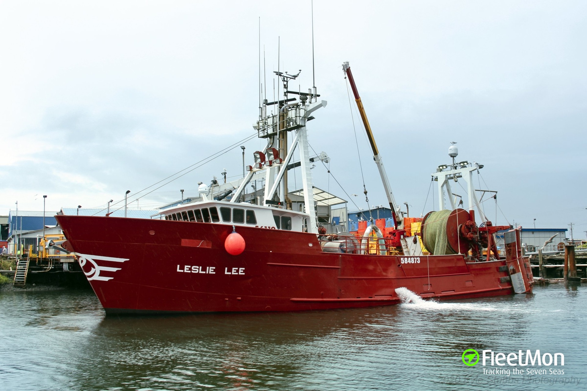 Vessel LESLIE LEE (Fishing vessel) IMO 7732688, MMSI 338603000