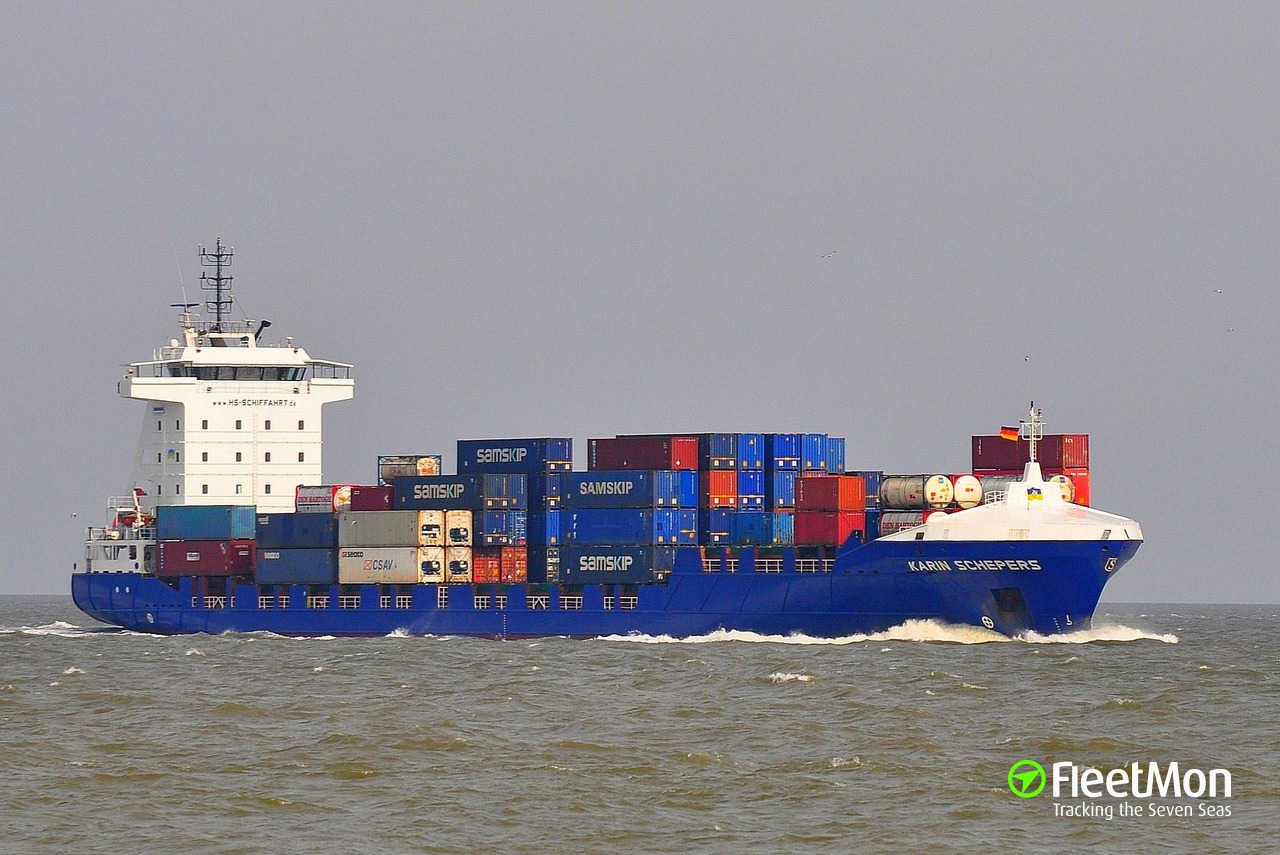 Vessel LUCIA B (Container ship) IMO 9404077, MMSI 255806171