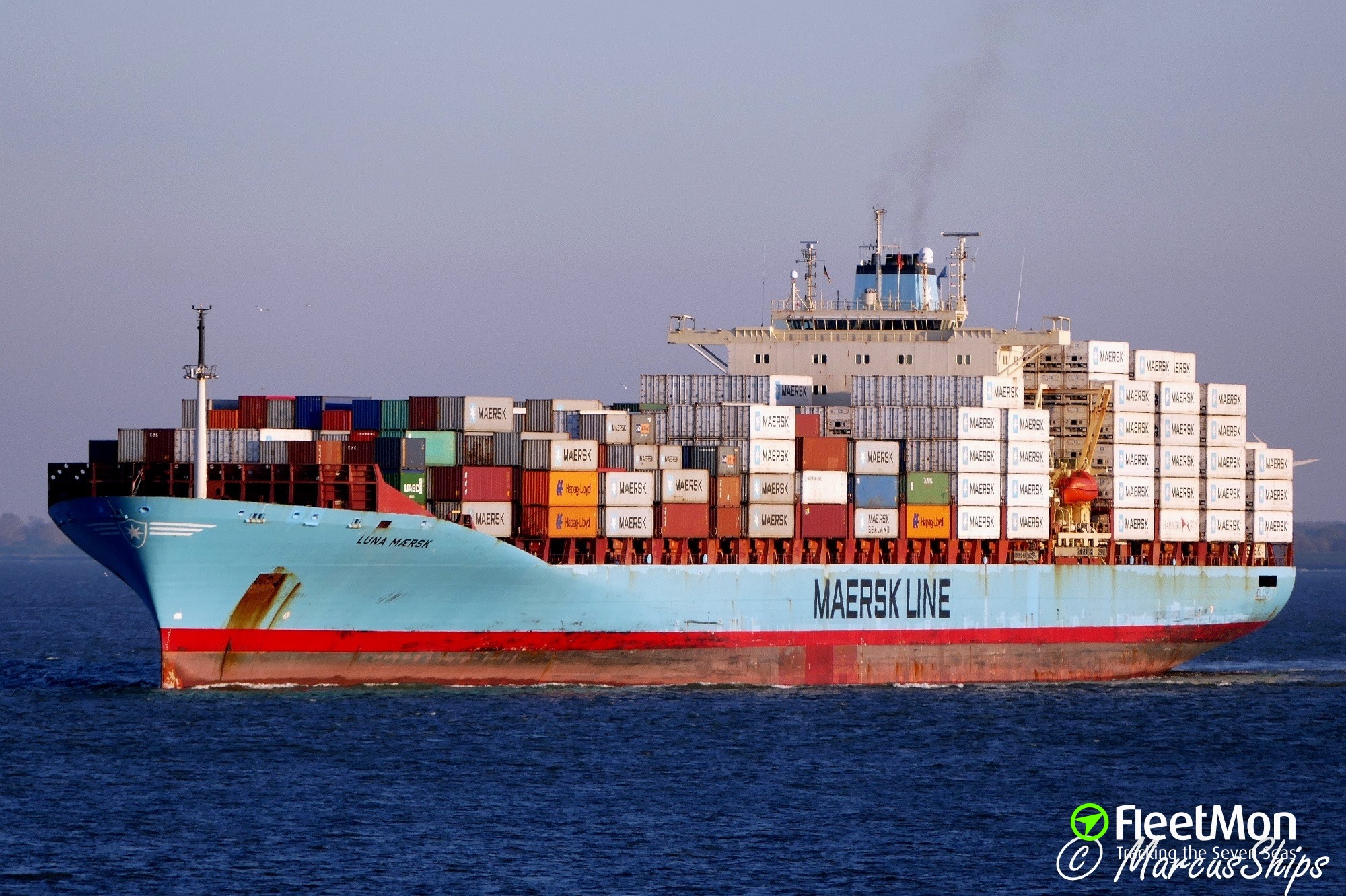 Photo of M V LUNA MAERSK (IMO: 9190781, MMSI: 477648700, Callsign ...