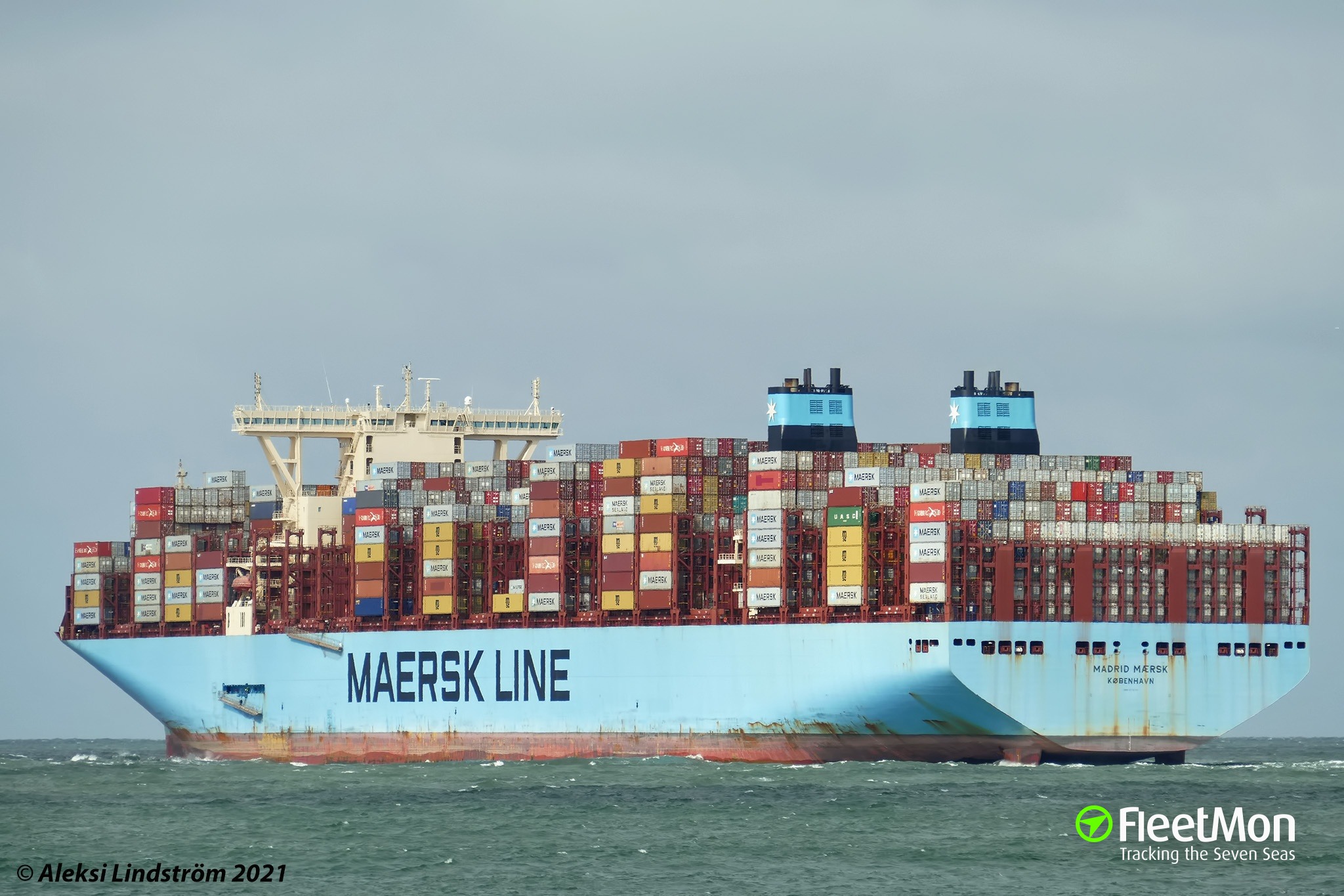 Photo of MADRID MAERSK (IMO: 9778791, MMSI: 219836000, Callsign: OWMD2 ...