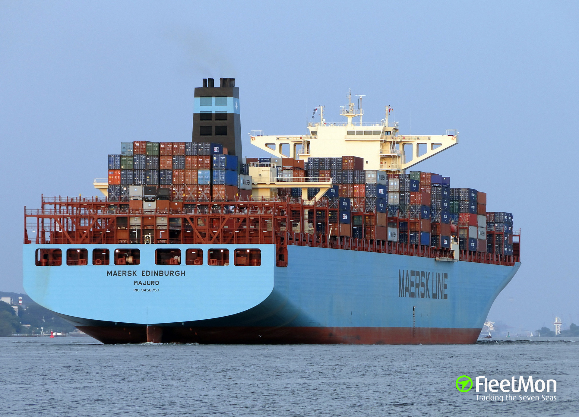 Photo of MAERSK EDINBURGH (IMO: 9456757, MMSI: 219033000, Callsign ...