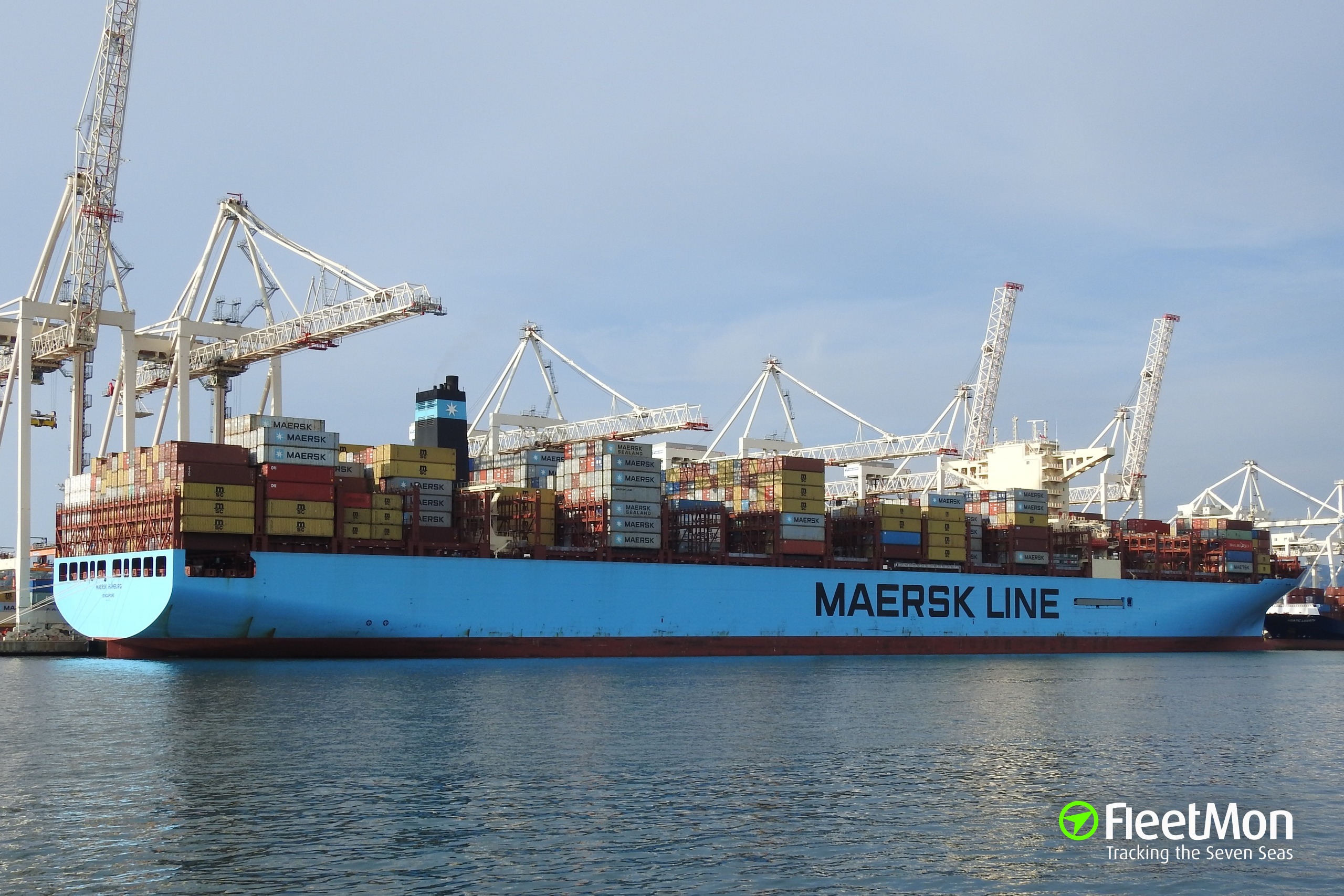 Photo of MAERSK HAMBURG (IMO: 9784312, MMSI: 563053300, Callsign ...