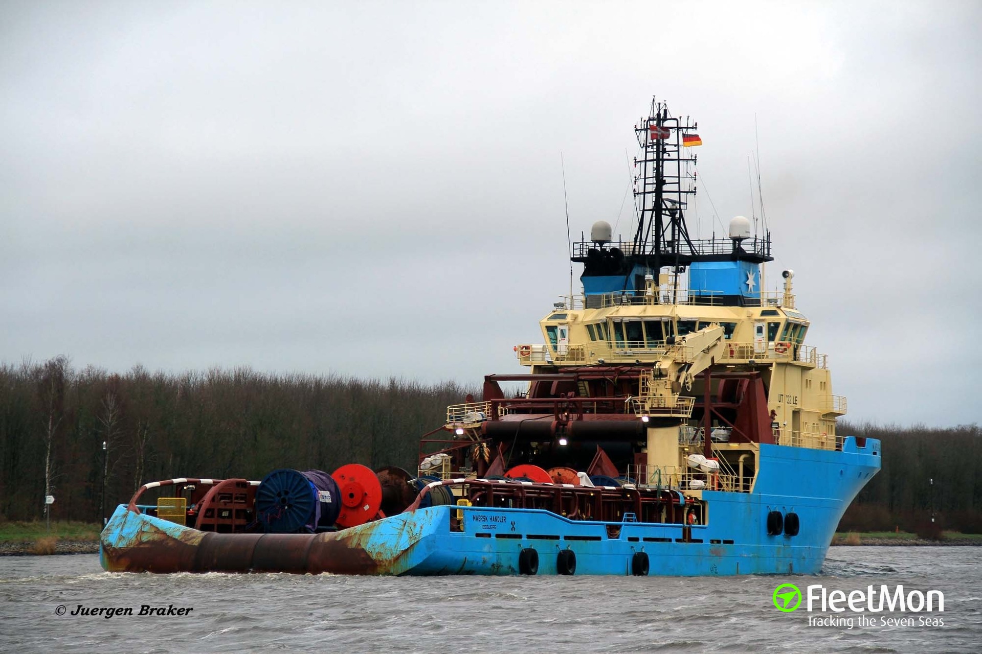 Photo Of MAERSK HANDLER (IMO: 9246724, MMSI: 219025390, Callsign: OYAX2 ...