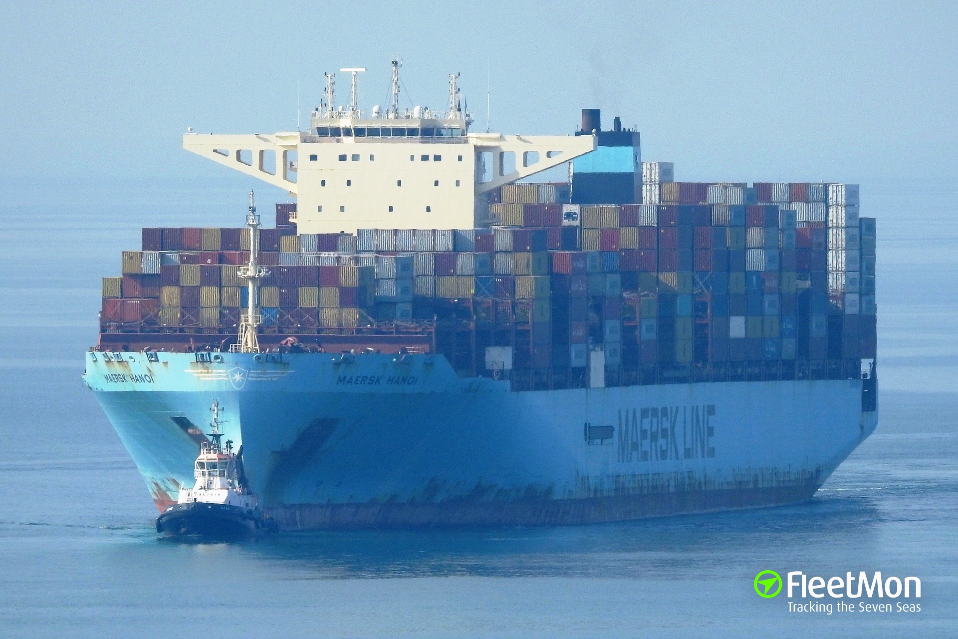 Photo of MAERSK HANOI (IMO: 9784295, MMSI: 563039700, Callsign: 9V5601 ...