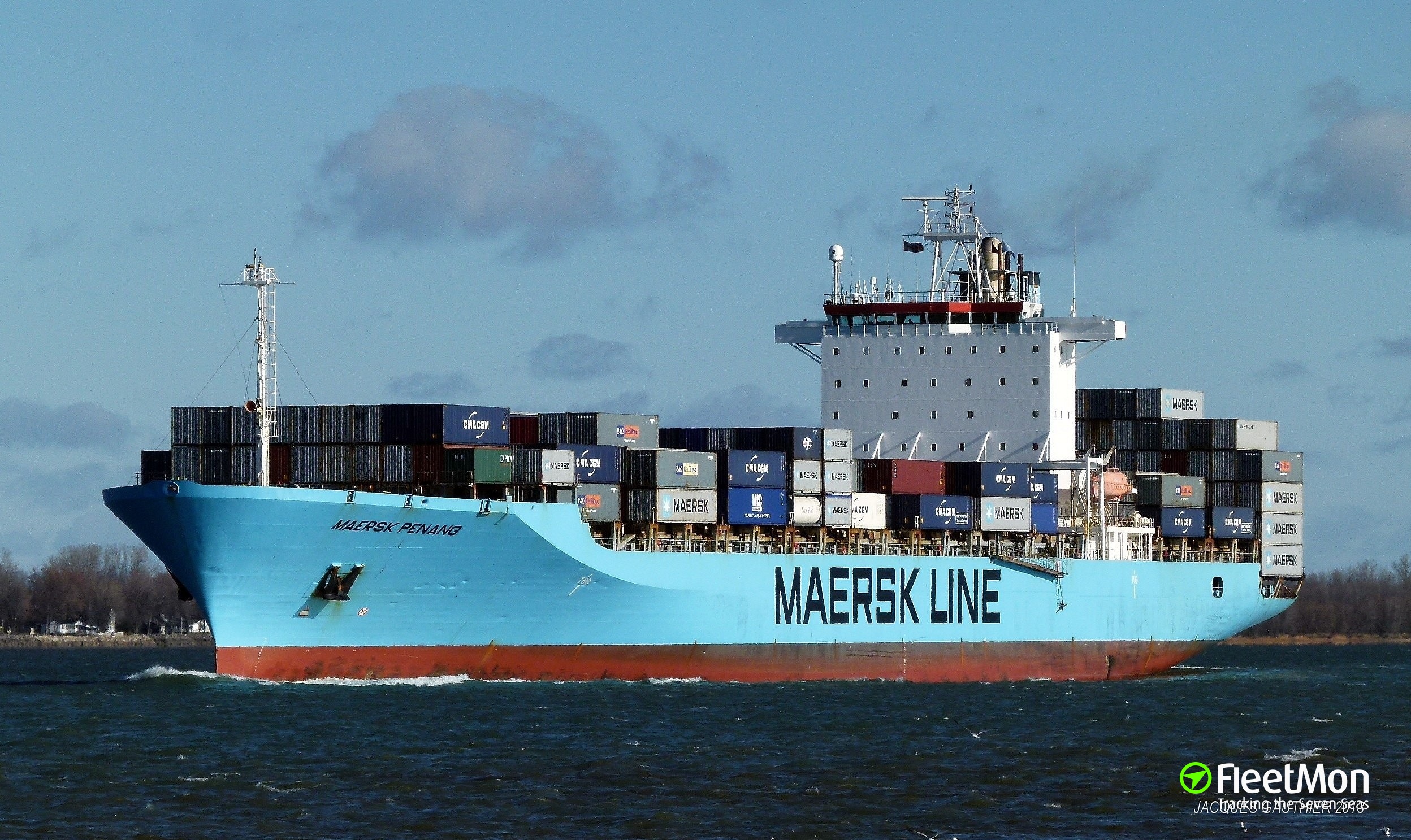 Photo of MAERSK PENANG (IMO: 9168192, MMSI: 636020265, Callsign: MRKU ...