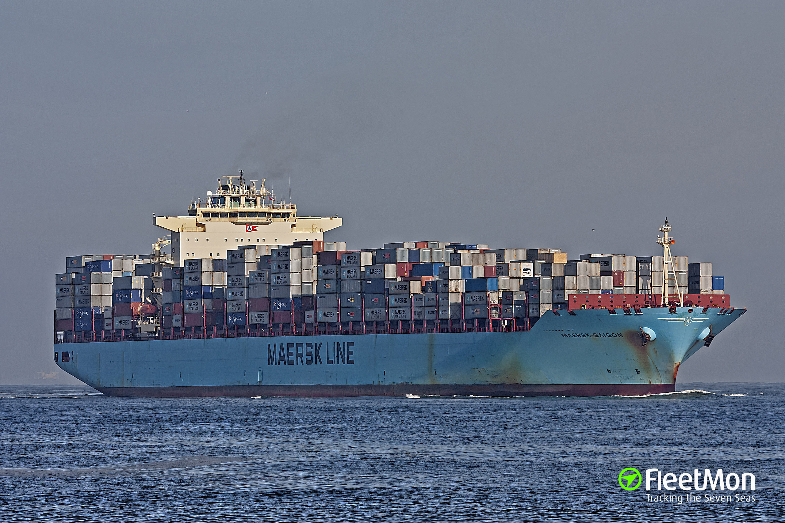 Photo of MAERSK SAIGON (IMO: 9303534, MMSI: 563032700, Callsign: 9V5630 ...