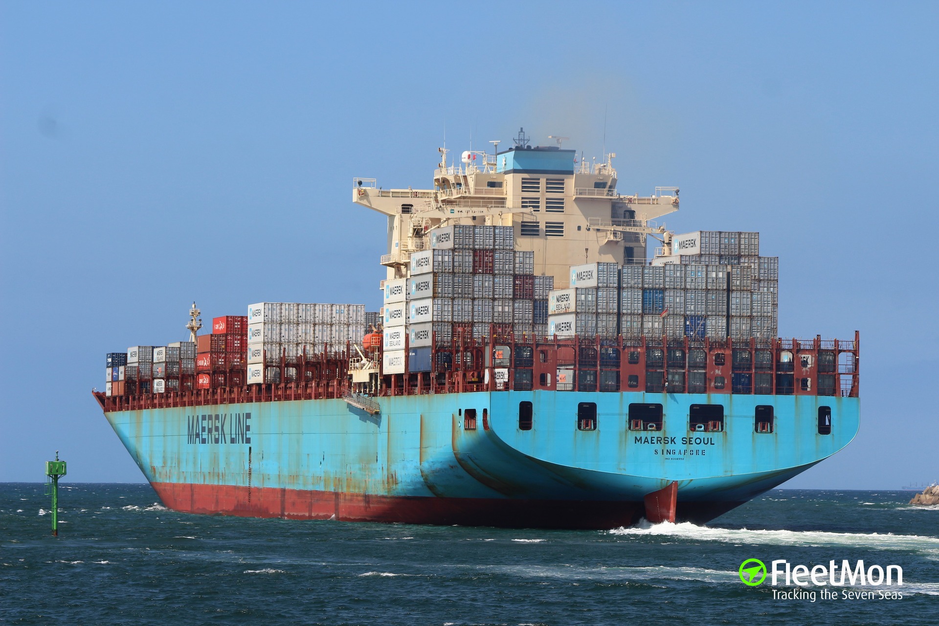 Photo of MAERSK SEOUL (IMO: 9306550, MMSI: 563032900, Callsign: 9V5632 ...