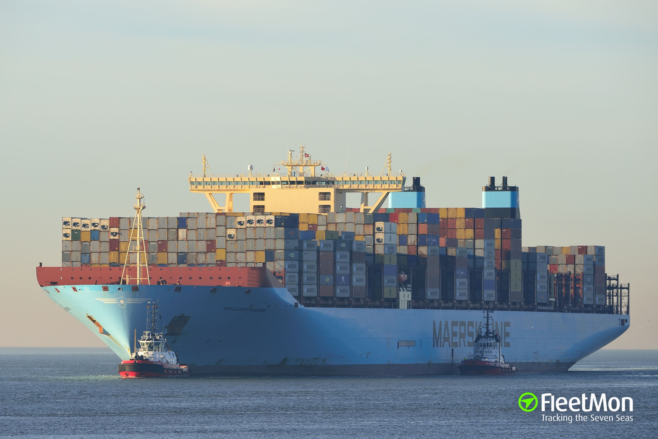 Photo of MAGLEBY MAERSK (IMO: 9619957, MMSI: 219018986, Callsign: OWJI2 ...