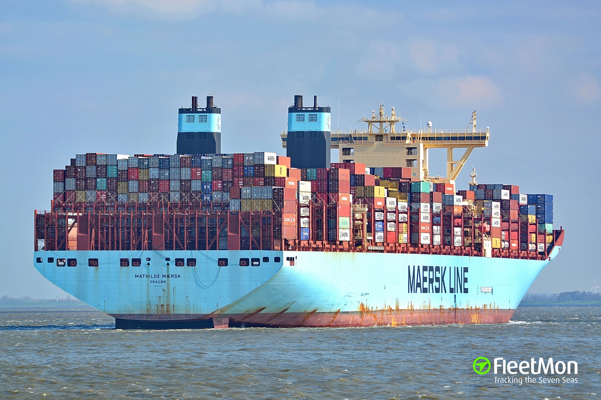 Photo of MATHILDE MAERSK (IMO: 9632179, MMSI: 219646000, Callsign ...