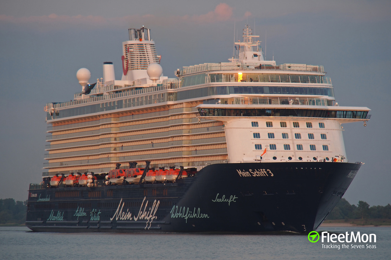 Die Aktuelle Position Der Mein Schiff 3 Hamburgde