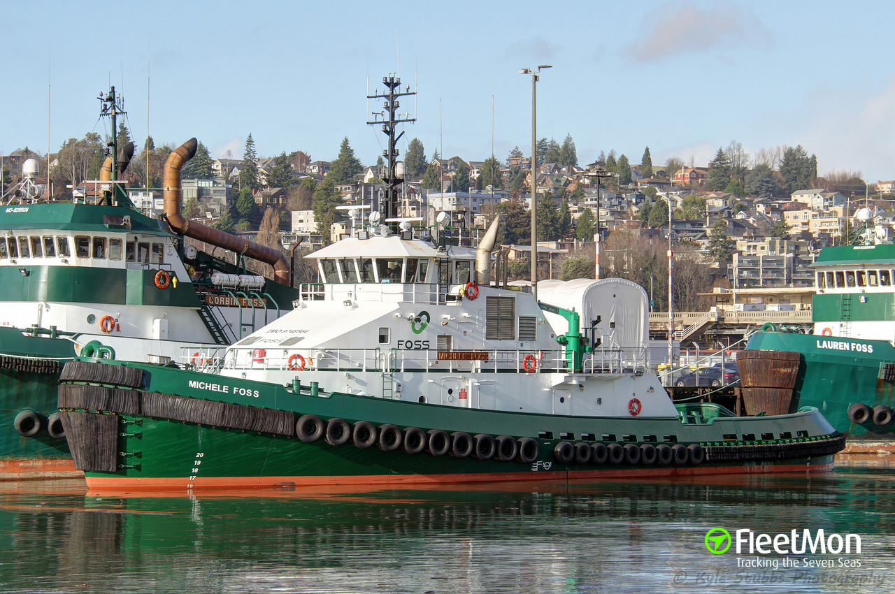 Vessel MICHELE FOSS Pusher Tug IMO 9748564 MMSI 367657270