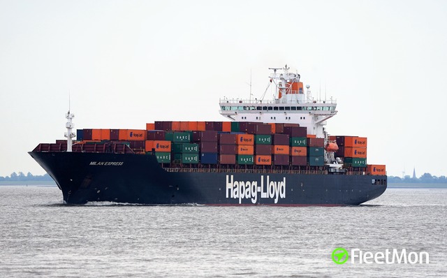 Vessel MILAN EXPRESS (Container ship) IMO 9112296, MMSI 310398000