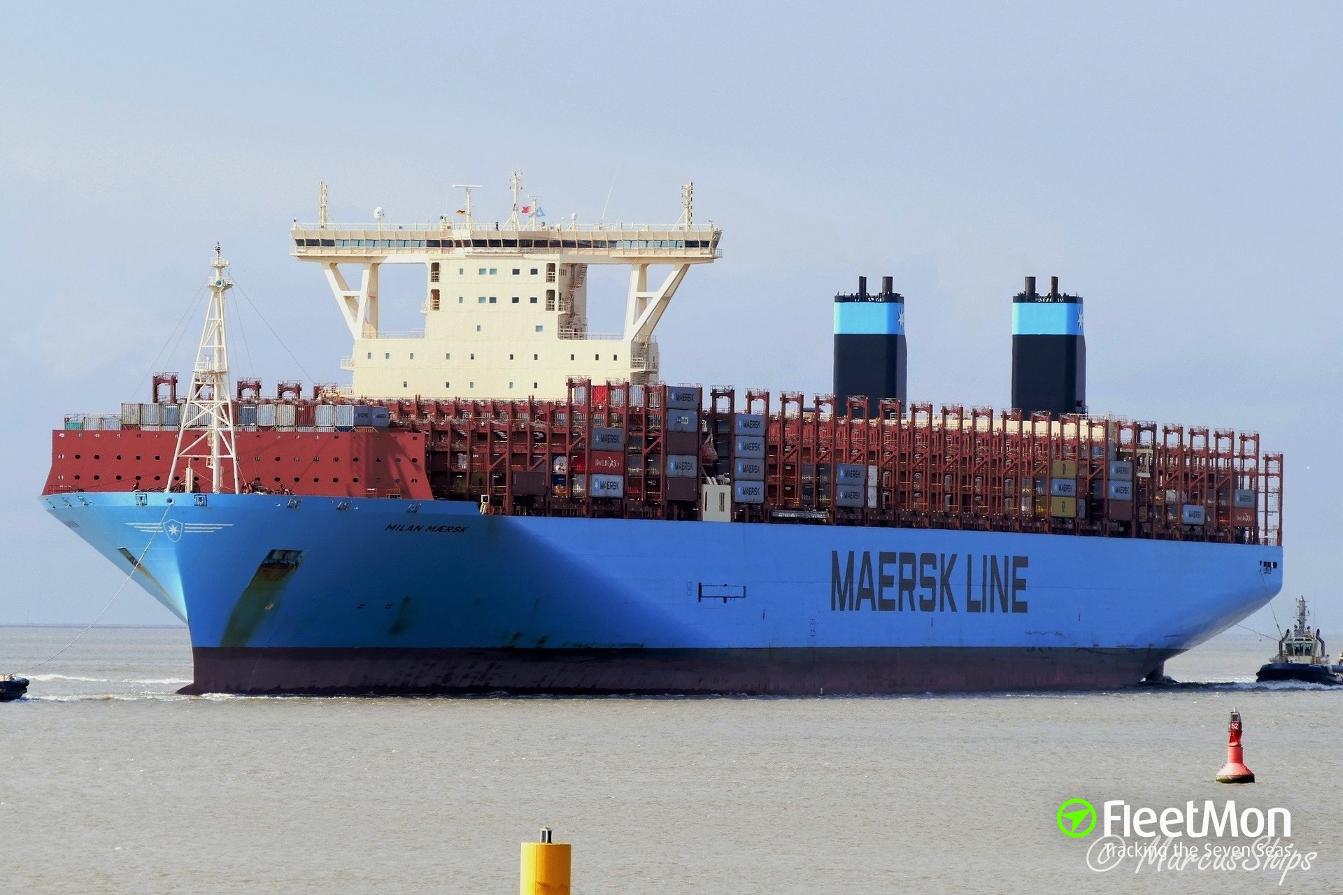 Photo of MILAN MAERSK (IMO: 9778820, MMSI: 219861000, Callsign: OWGK2 ...