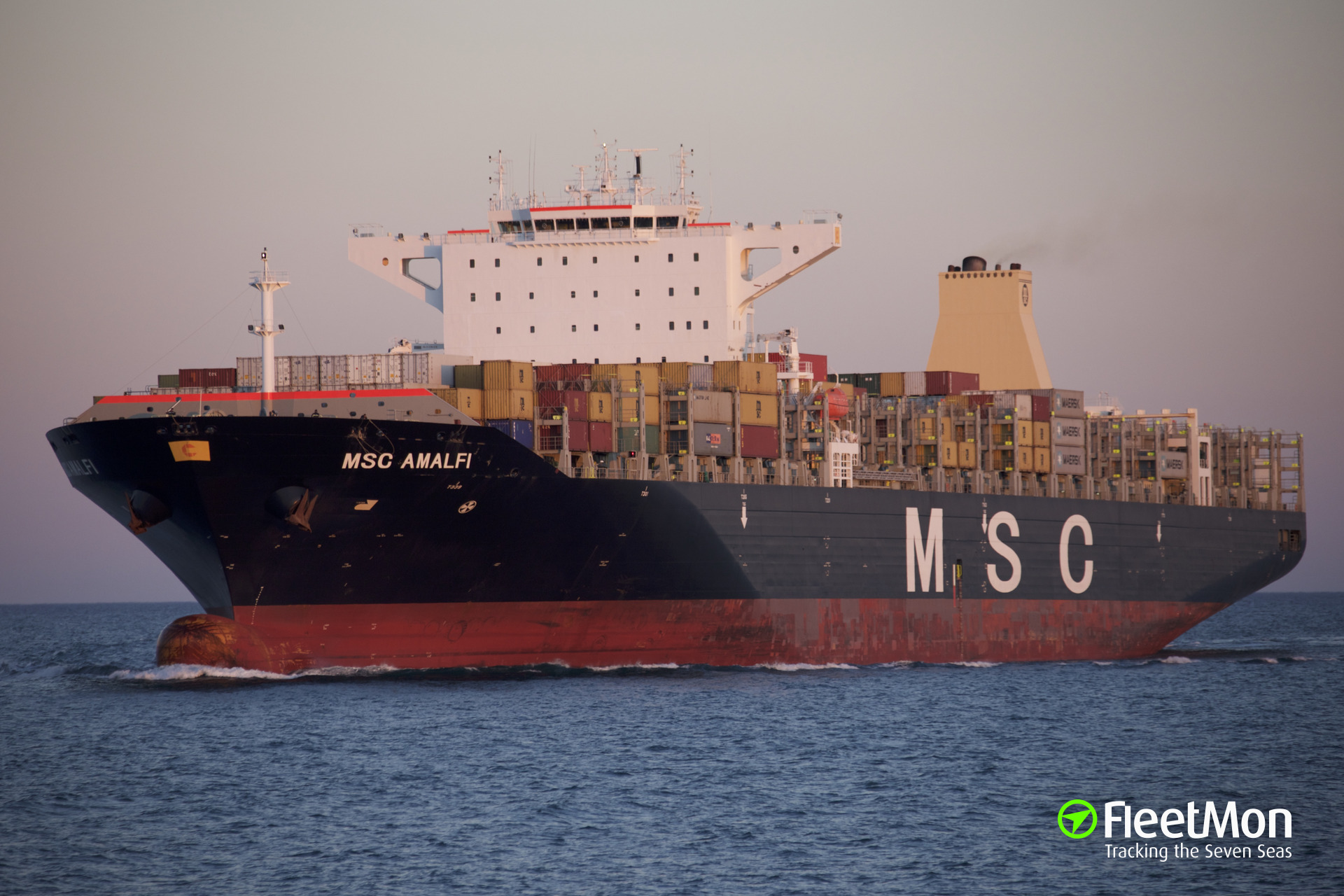 Vessel MSC AMALFI (Container ship) IMO 9605279, MMSI 229626000