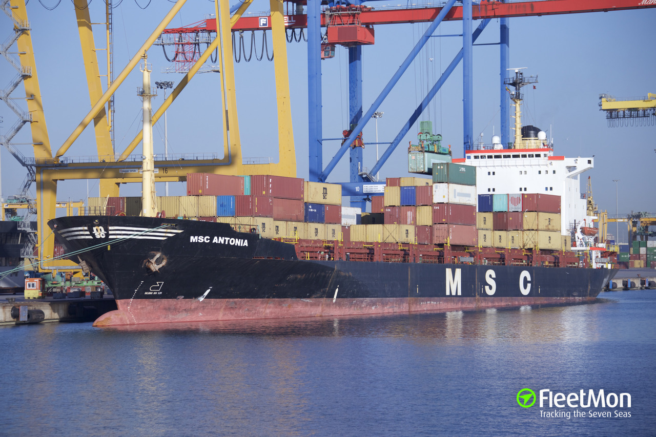 Vessel MSC ANTONIA (Container ship) IMO 8408832, MMSI 355665000