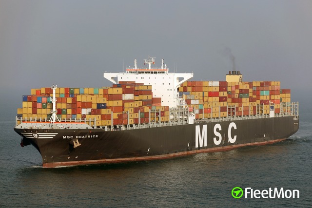 Vessel MSC BEATRICE Container ship IMO 9399014 MMSI 353162000