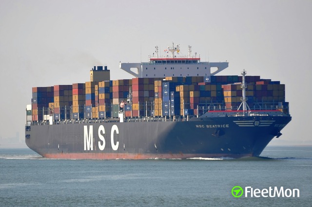 Vessel MSC BEATRICE Container ship IMO 9399014 MMSI 353162000