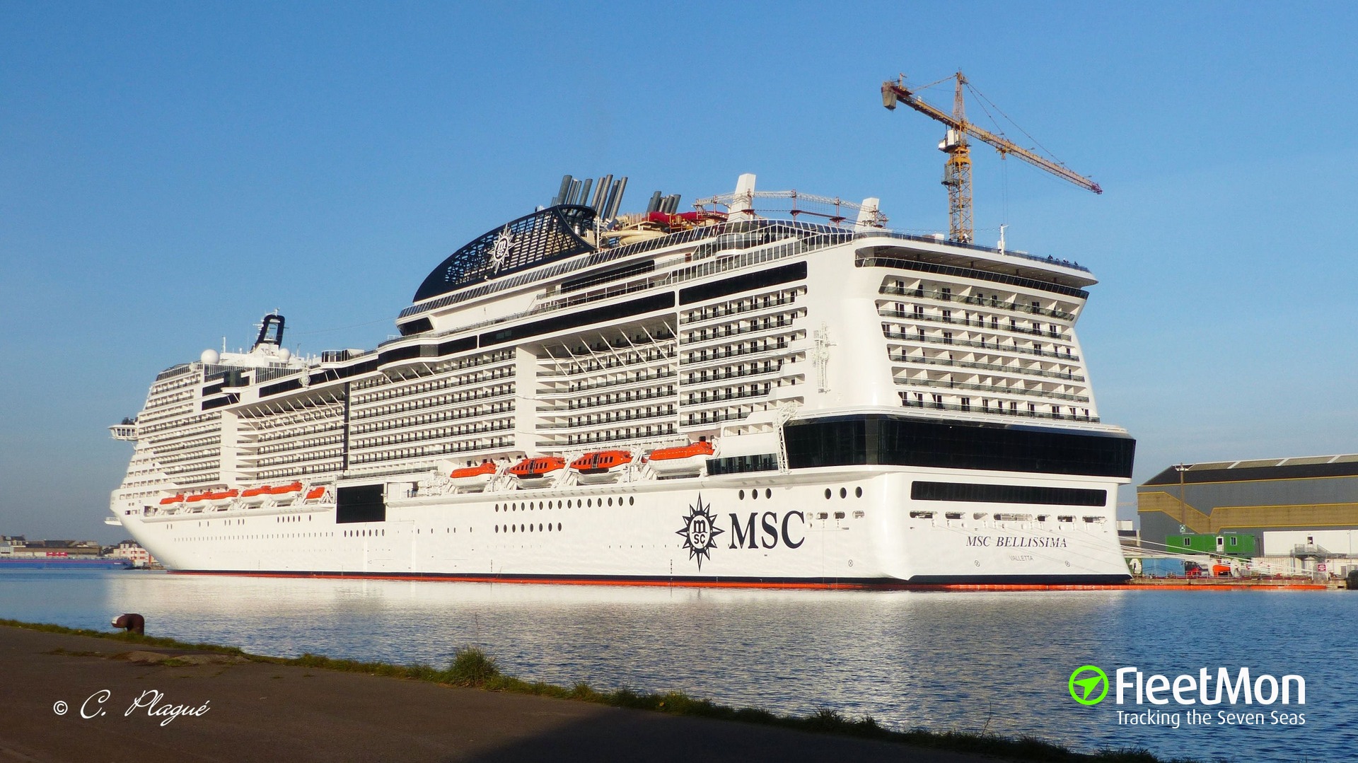 live camera aboard cruise ship msc bellissima