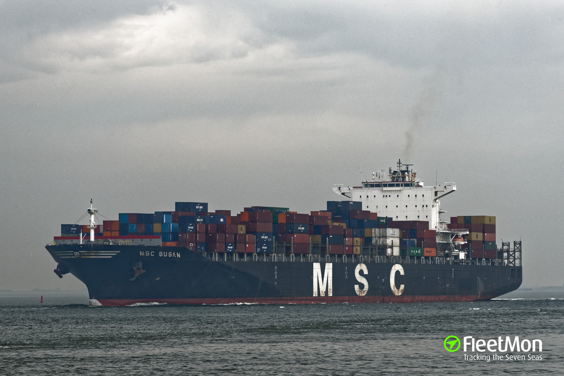 Vessel MSC BUSAN (Container ship) IMO 9289087, MMSI 255806362