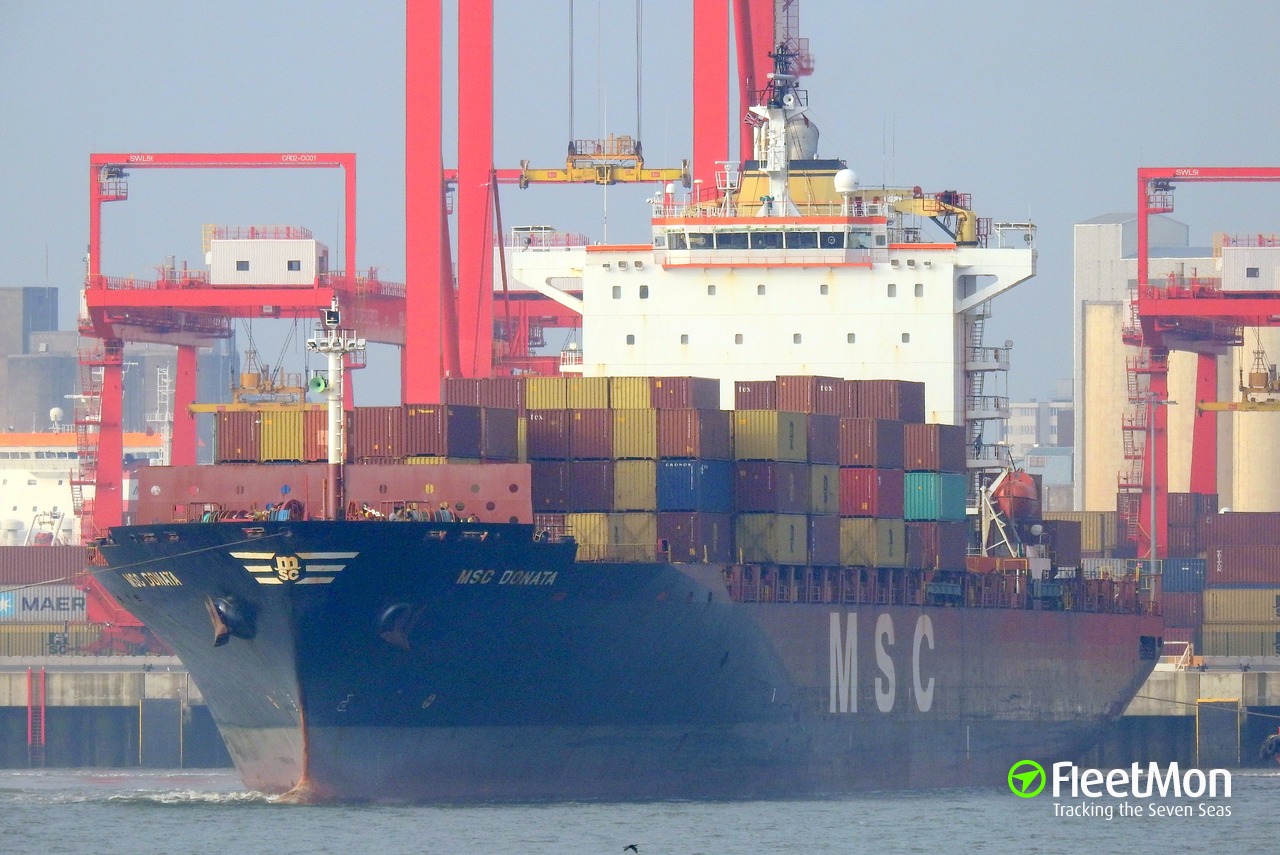 Container ships collision: IAPETOS vs. MSC DONATA