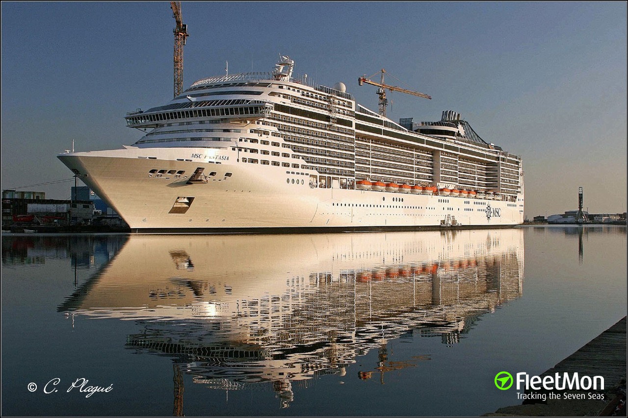 Схема лайнера msc fantasia