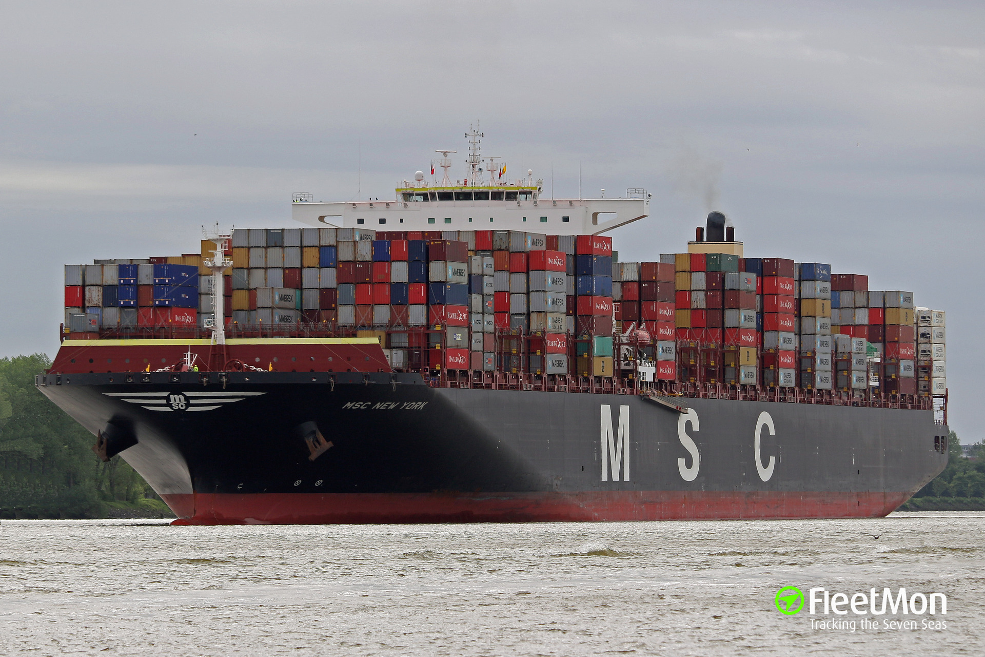 Photo of MSC NEW YORK (IMO 9606314, MMSI 352952000, Callsign HOFP