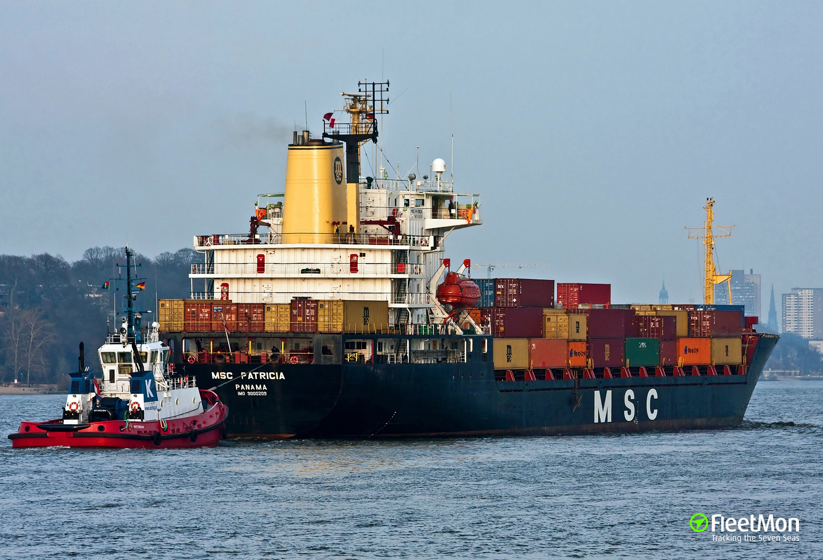 Photo Of Msc Patricia Imo 9000209 Mmsi 355246000 Callsign Holi