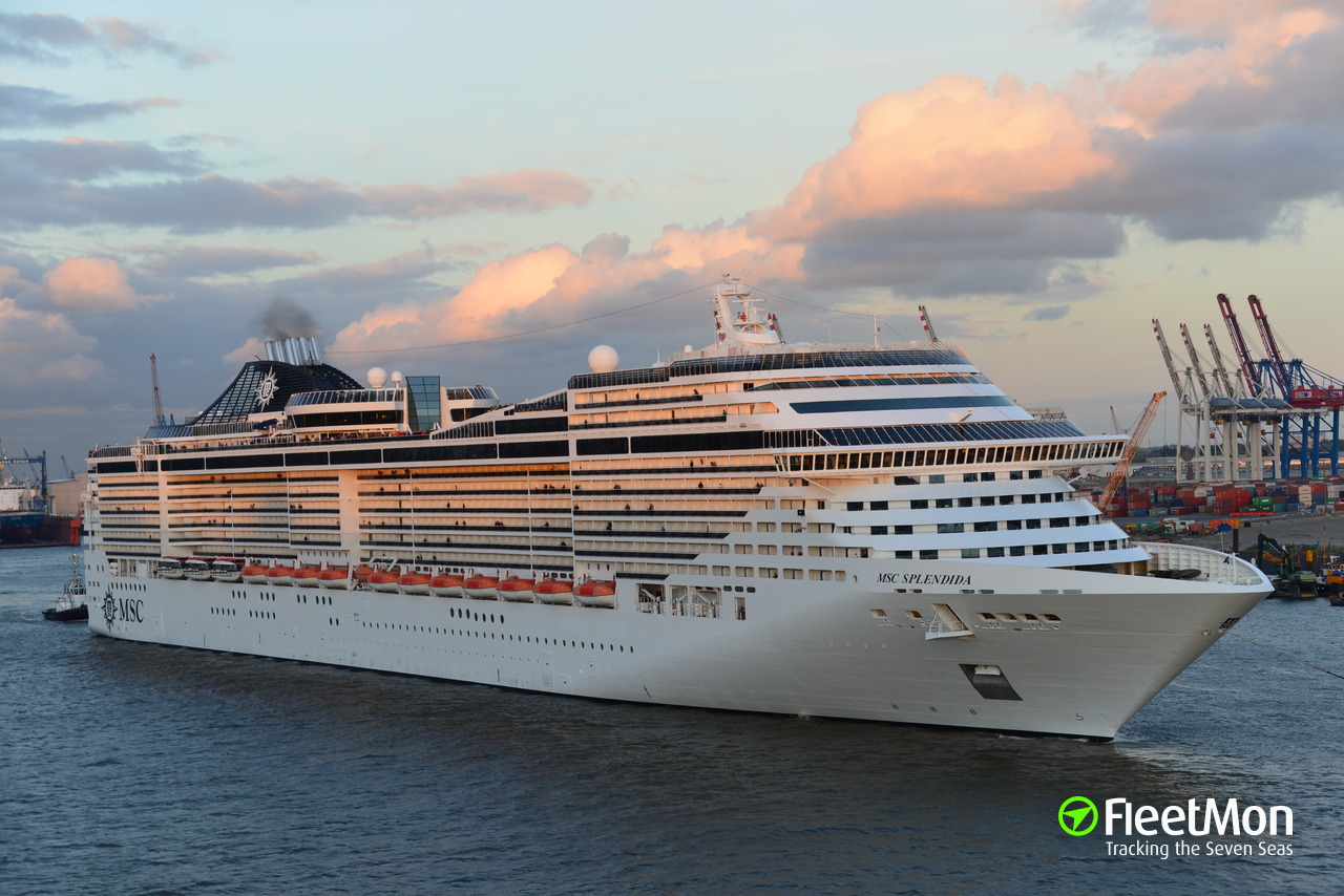 Лайнер msc splendida фото