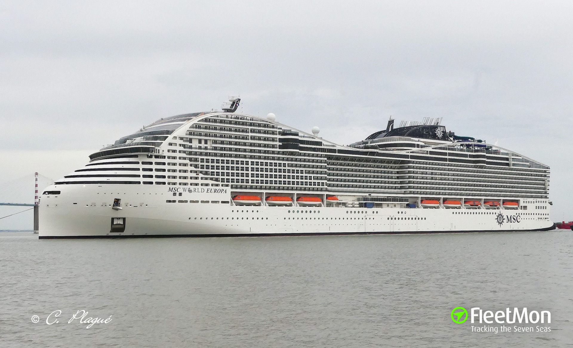 Photo of MSC WORLD EUROPA (IMO: 9837420, MMSI: 256070000, Callsign ...