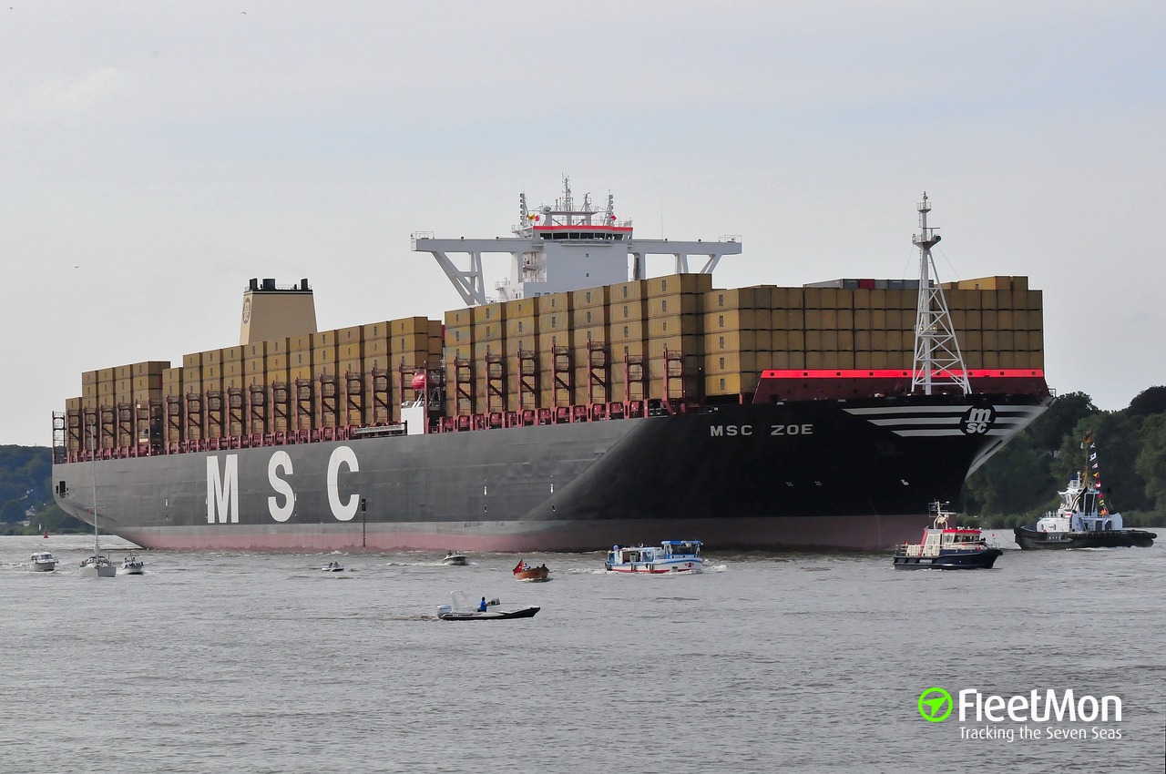 Photo Of MSC ZOE (IMO: 9703318, MMSI: 352757000, Callsign: 3FQA) Taken ...