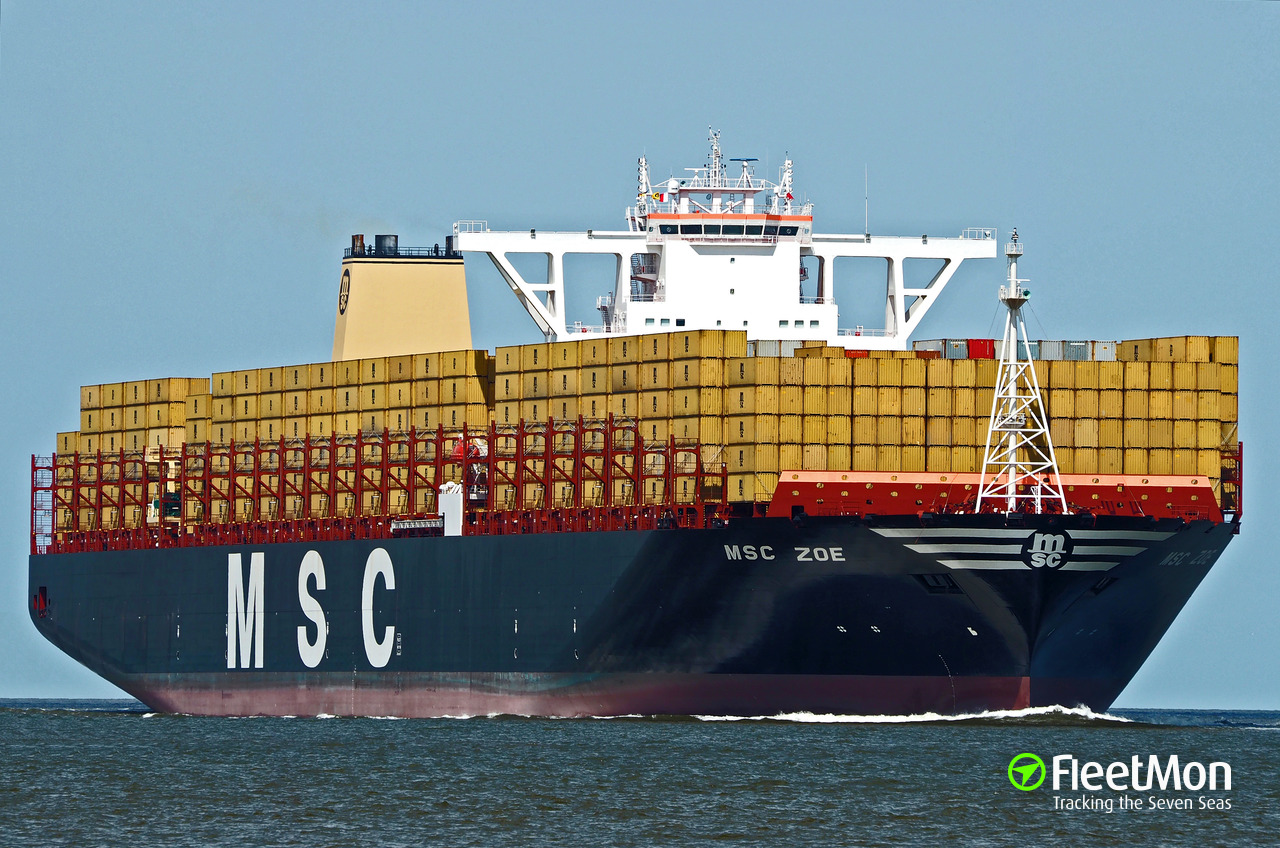 Photo Of MSC ZOE (IMO: 9703318, MMSI: 352757000, Callsign: 3FQA) Taken ...