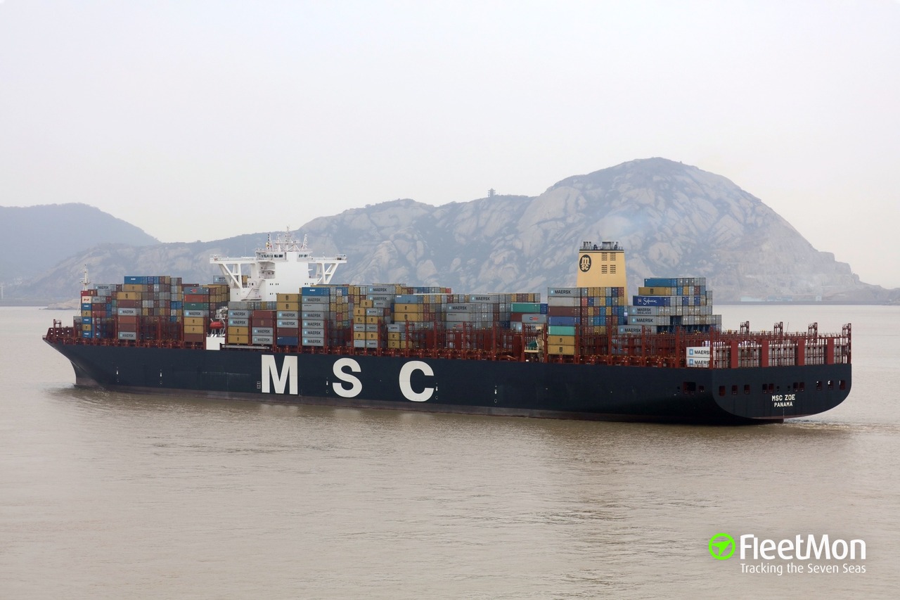 Photo Of MSC ZOE (IMO: 9703318, MMSI: 352757000, Callsign: 3FQA) Taken ...