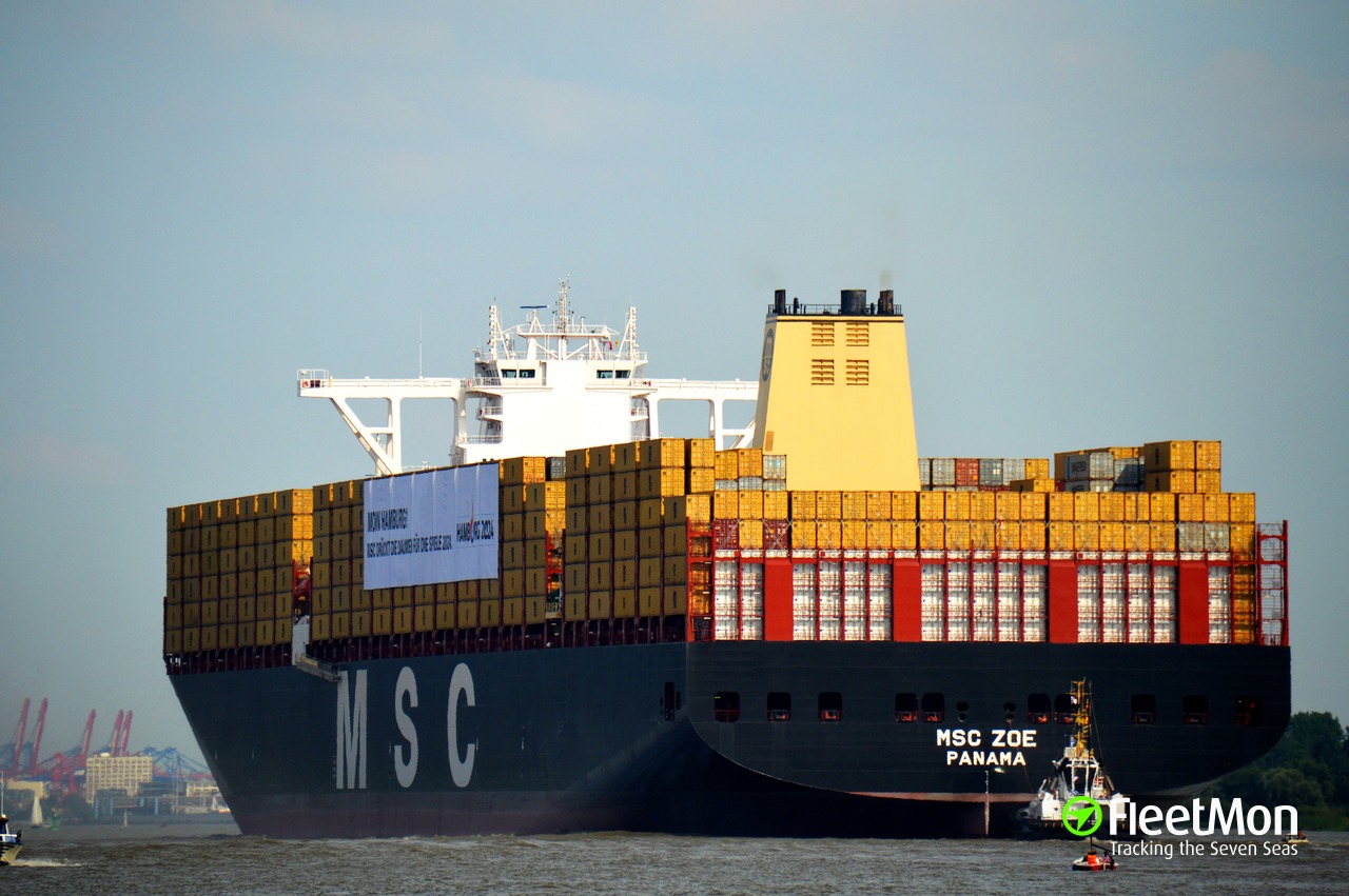 Photo Of MSC ZOE (IMO: 9703318, MMSI: 352757000, Callsign: 3FQA) Taken ...