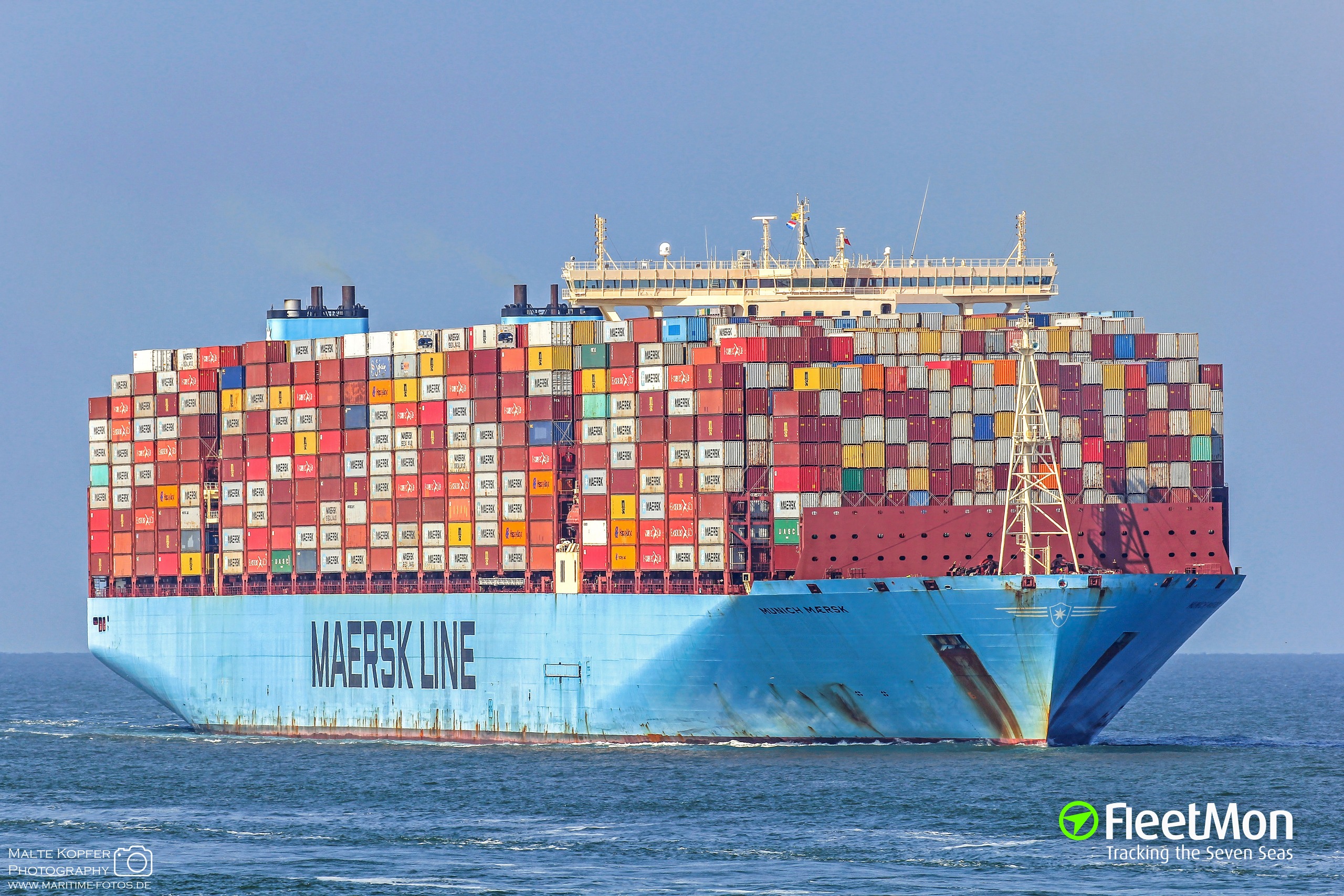 Photo of MUNICH MAERSK (IMO: 9778806, MMSI: 219835000, Callsign: OWCH2 ...