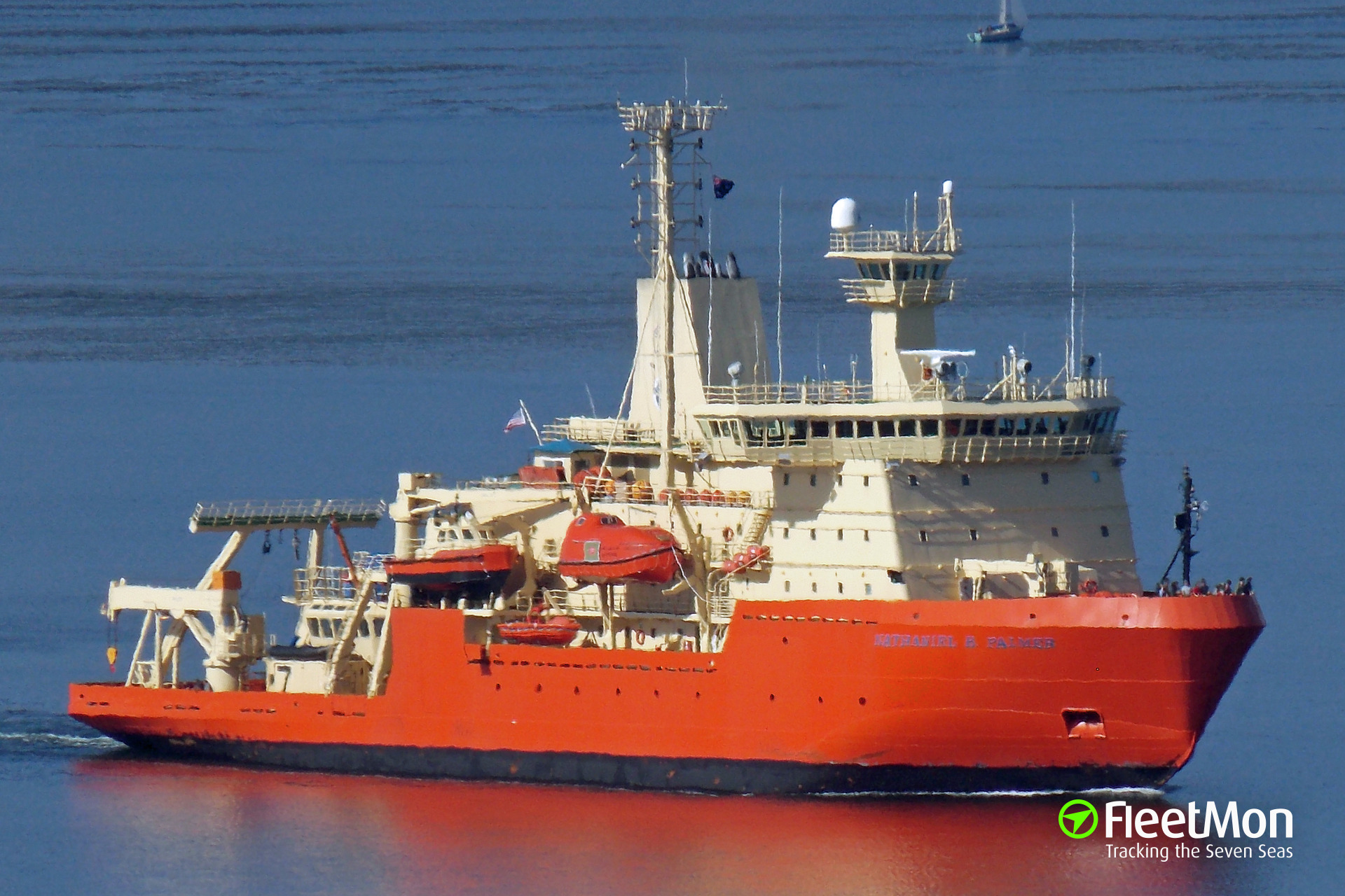 Vessel NATHANIEL B PALMER (Ice Breaker) IMO 9007257, MMSI 366610000